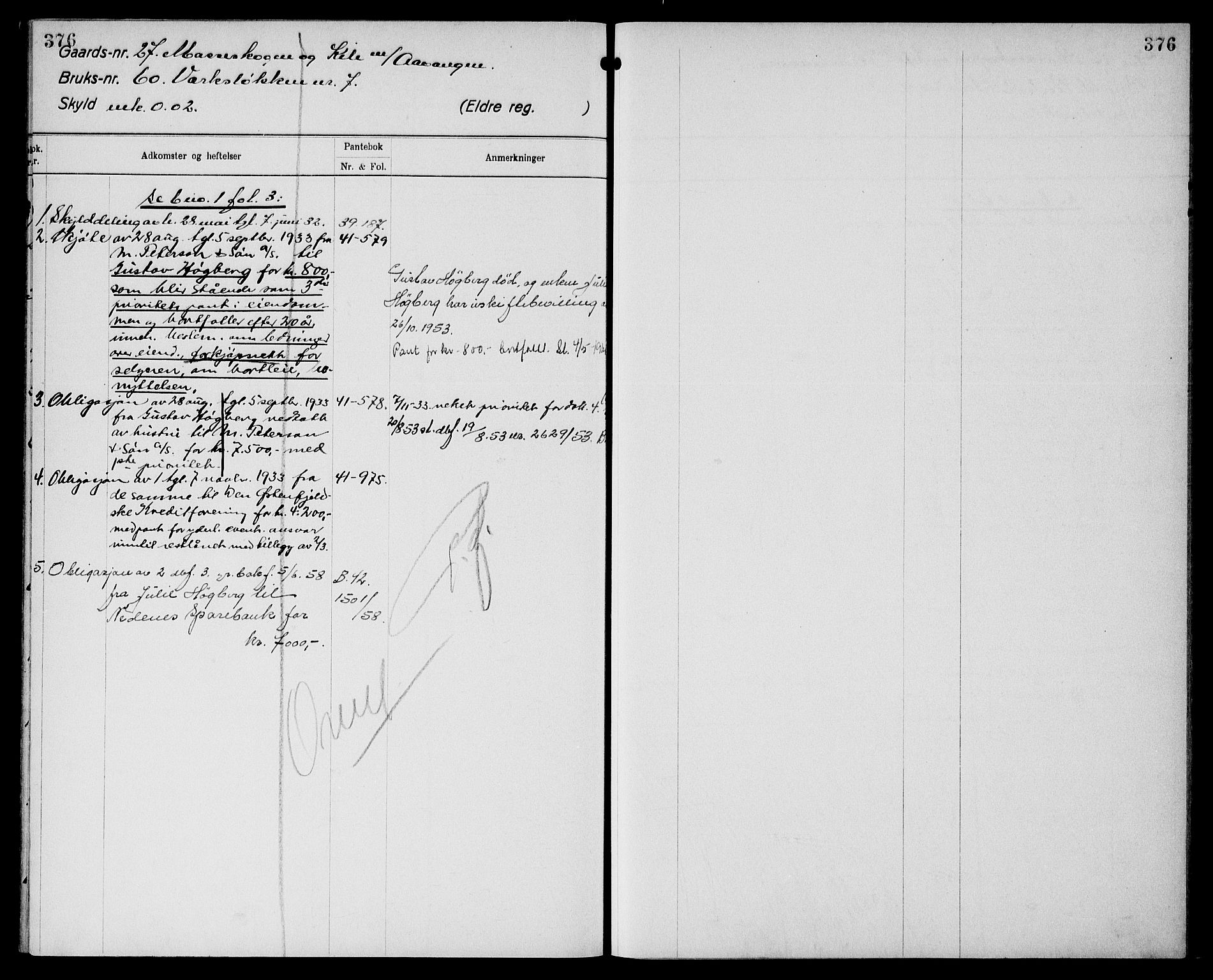Moss sorenskriveri, AV/SAO-A-10168: Mortgage register no. XI 5, 1834-1961, p. 376