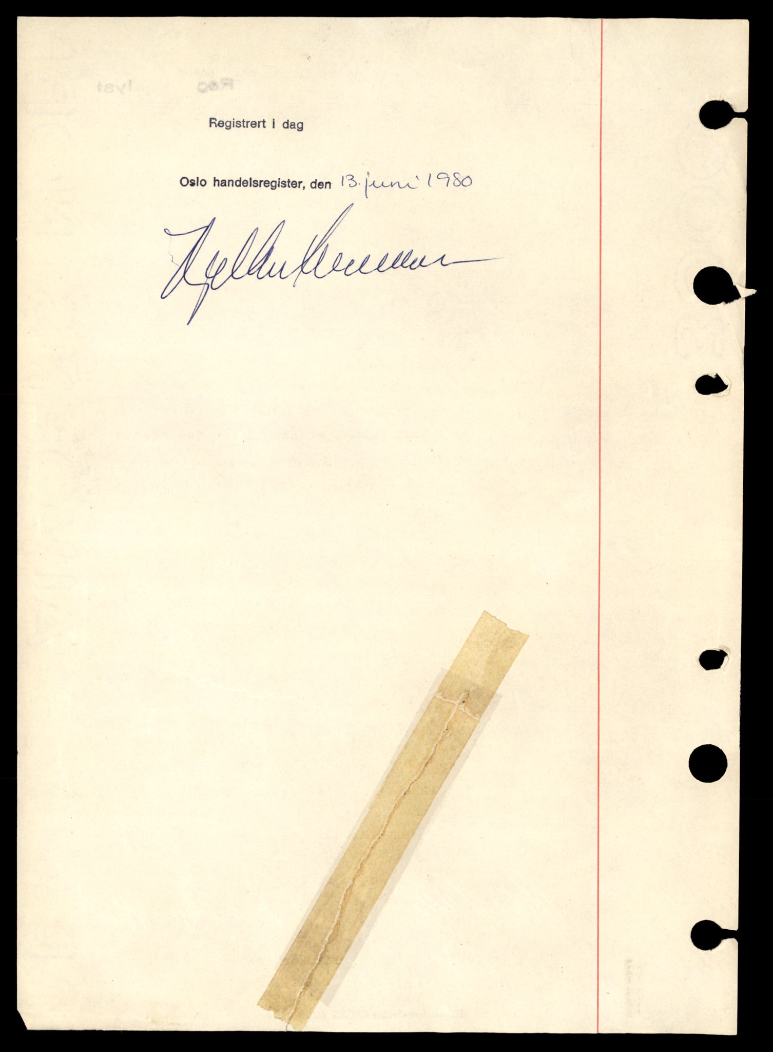 Oslo byfogd, Handelsregisteret, AV/SAT-A-10867/G/Gb/Gbb/L0045: Registreringsmeldinger, K-M, 1981, p. 2