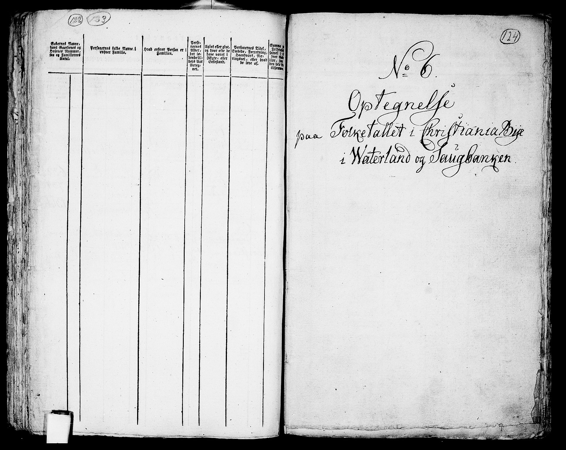 RA, 1801 census for 0301 Kristiania, 1801, p. 121b-122a