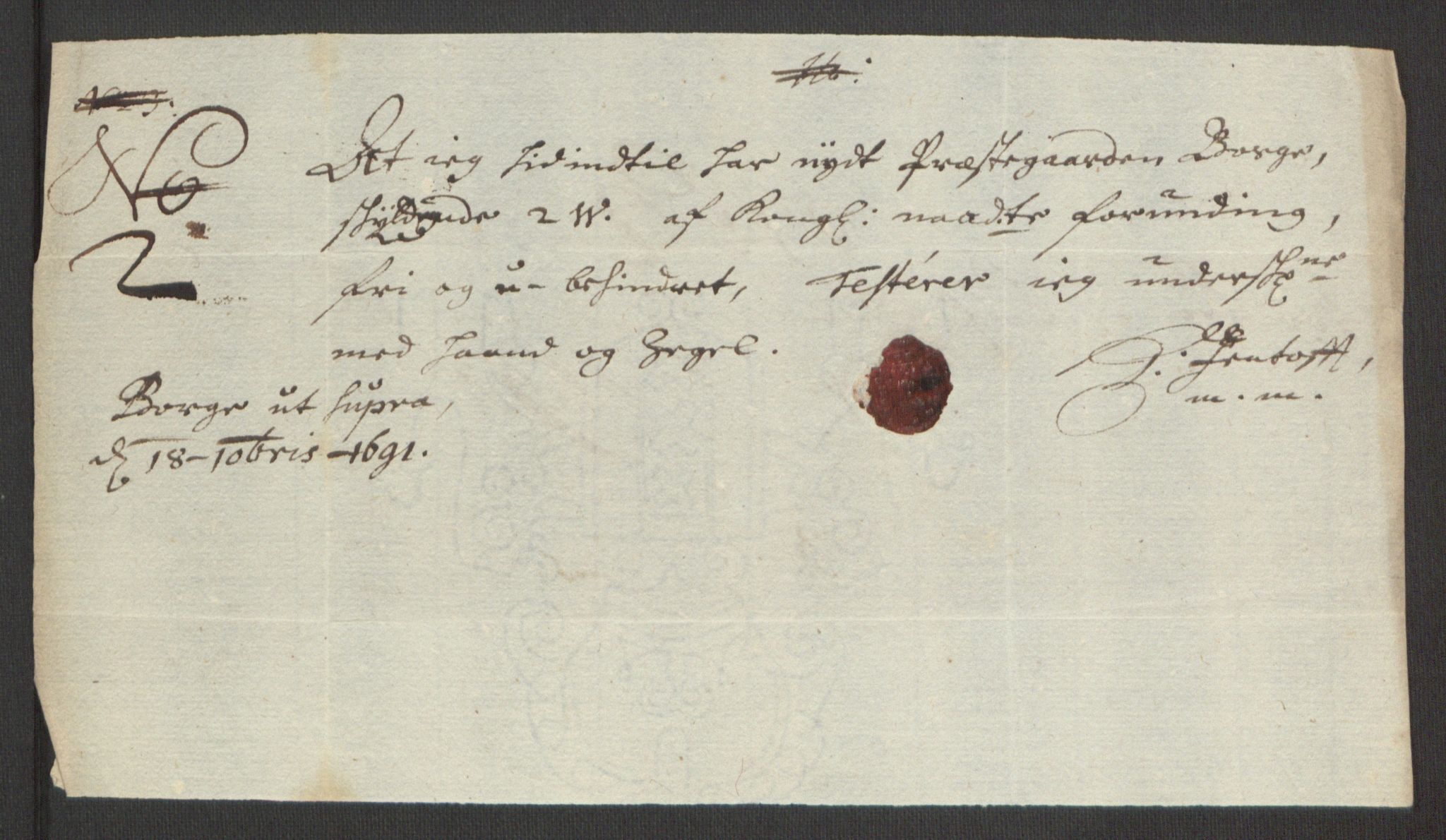 Rentekammeret inntil 1814, Reviderte regnskaper, Fogderegnskap, AV/RA-EA-4092/R67/L4675: Fogderegnskap Vesterålen, Andenes og Lofoten, 1691-1693, p. 91