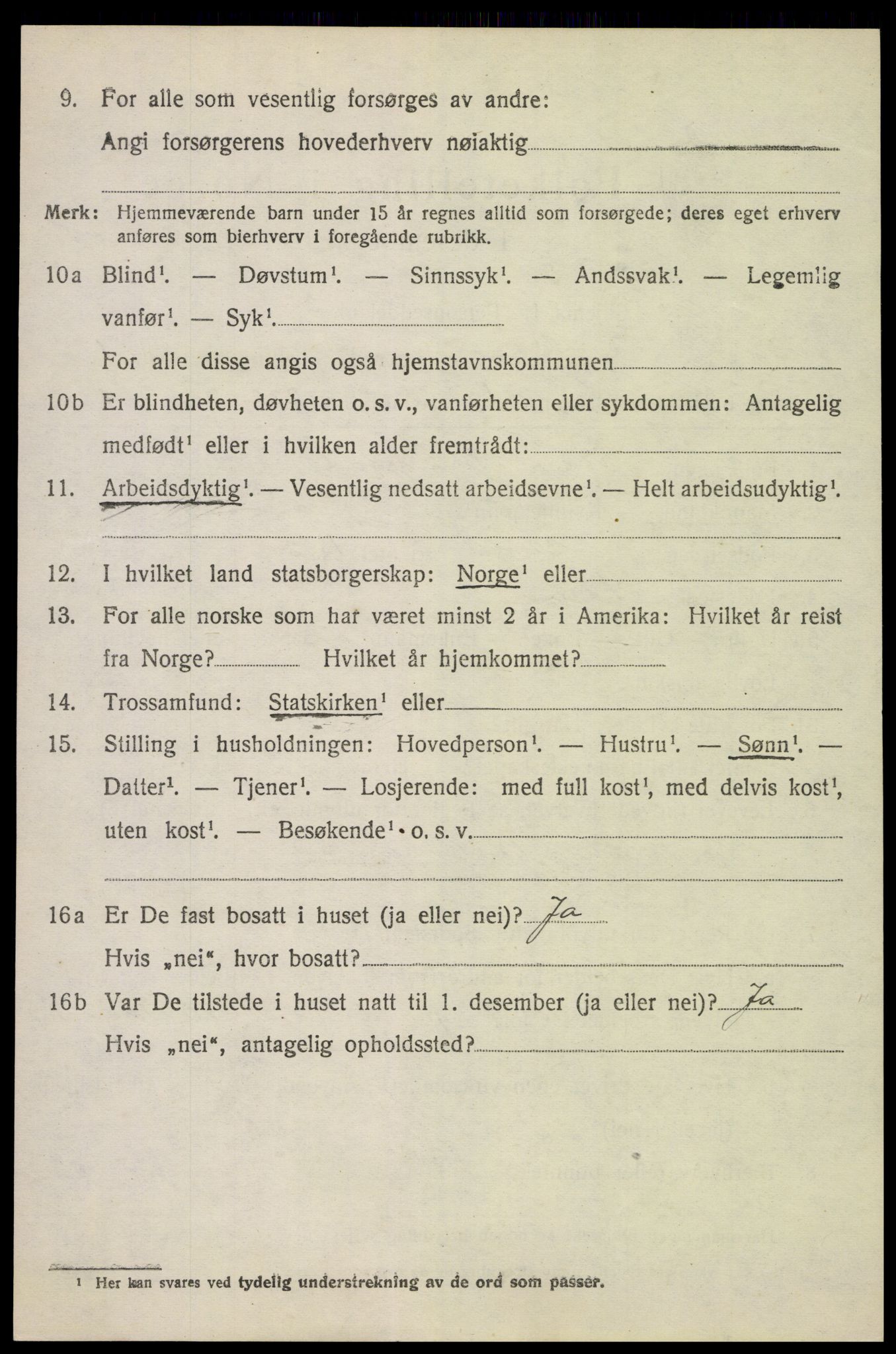 SAH, 1920 census for Løten, 1920, p. 2332