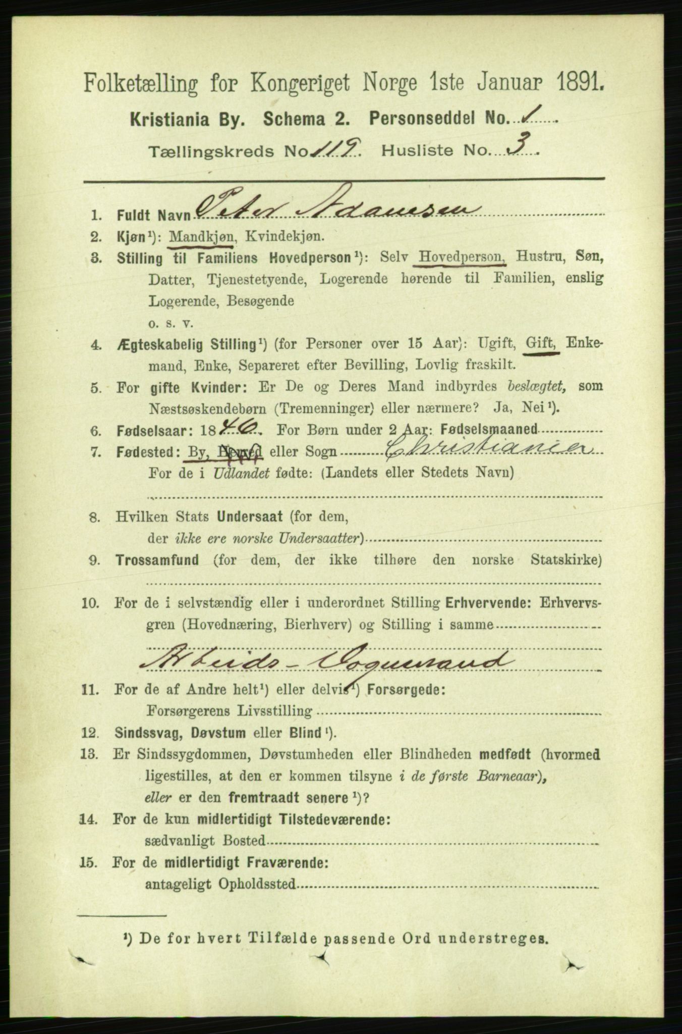 RA, 1891 census for 0301 Kristiania, 1891, p. 63772