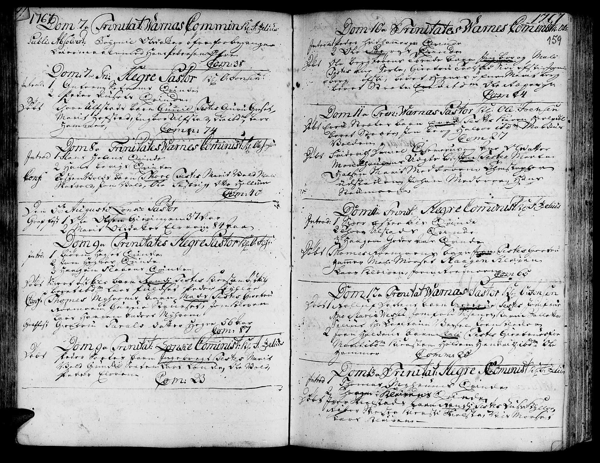 Ministerialprotokoller, klokkerbøker og fødselsregistre - Nord-Trøndelag, SAT/A-1458/709/L0057: Parish register (official) no. 709A05, 1755-1780, p. 159