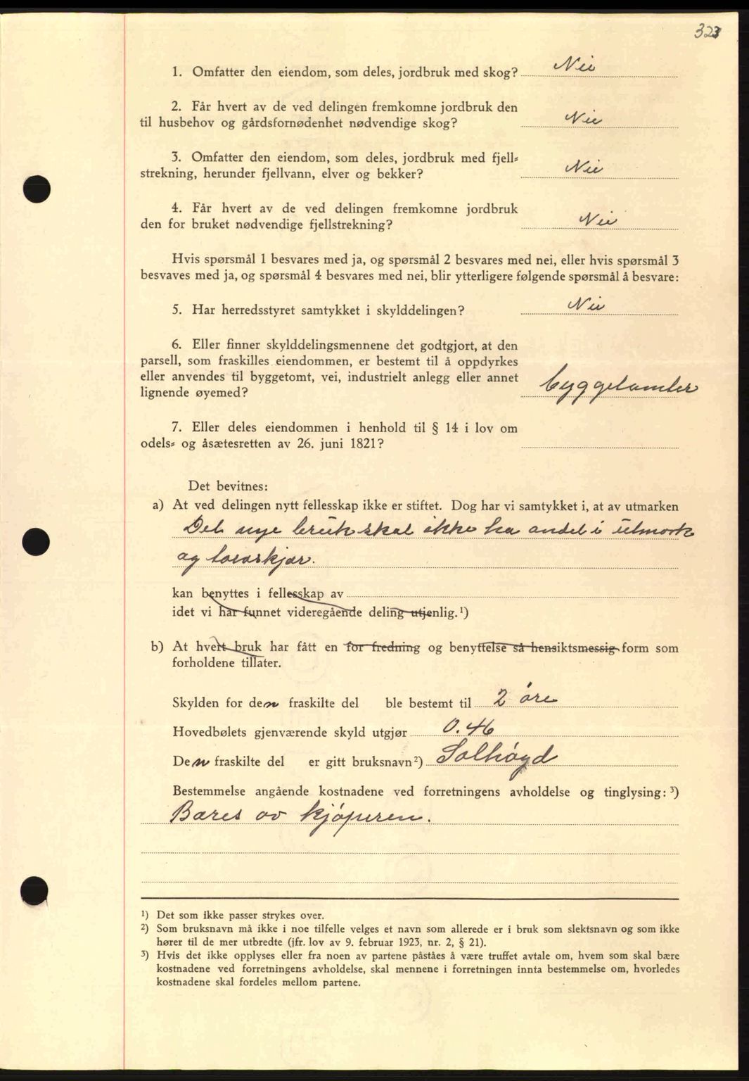 Nordmøre sorenskriveri, AV/SAT-A-4132/1/2/2Ca: Mortgage book no. A97, 1944-1944, Diary no: : 585/1944