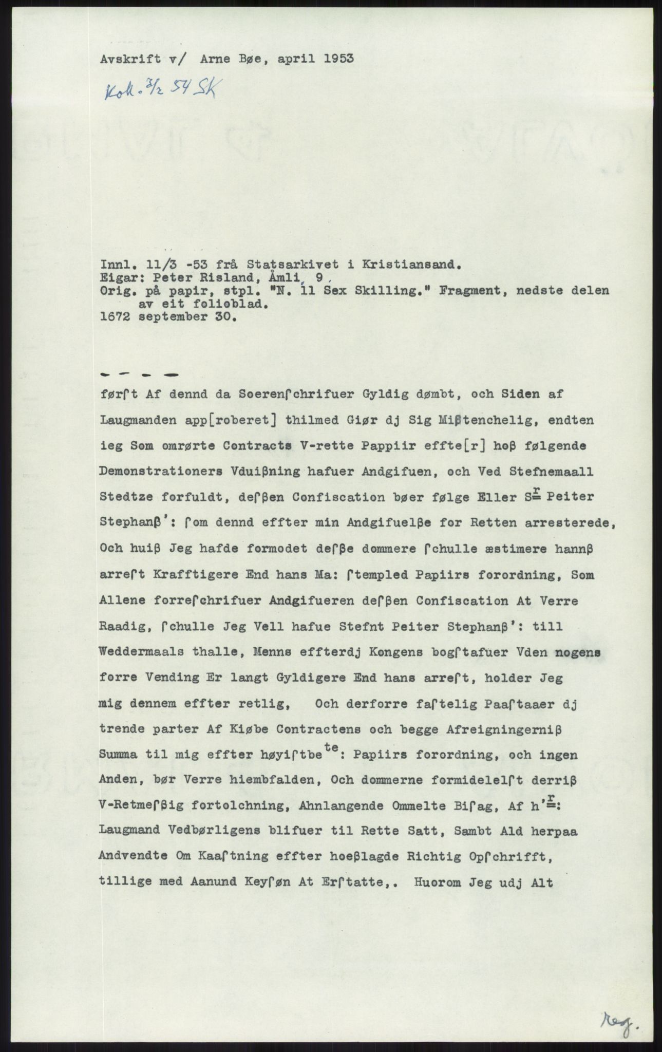 Samlinger til kildeutgivelse, Diplomavskriftsamlingen, AV/RA-EA-4053/H/Ha, p. 908