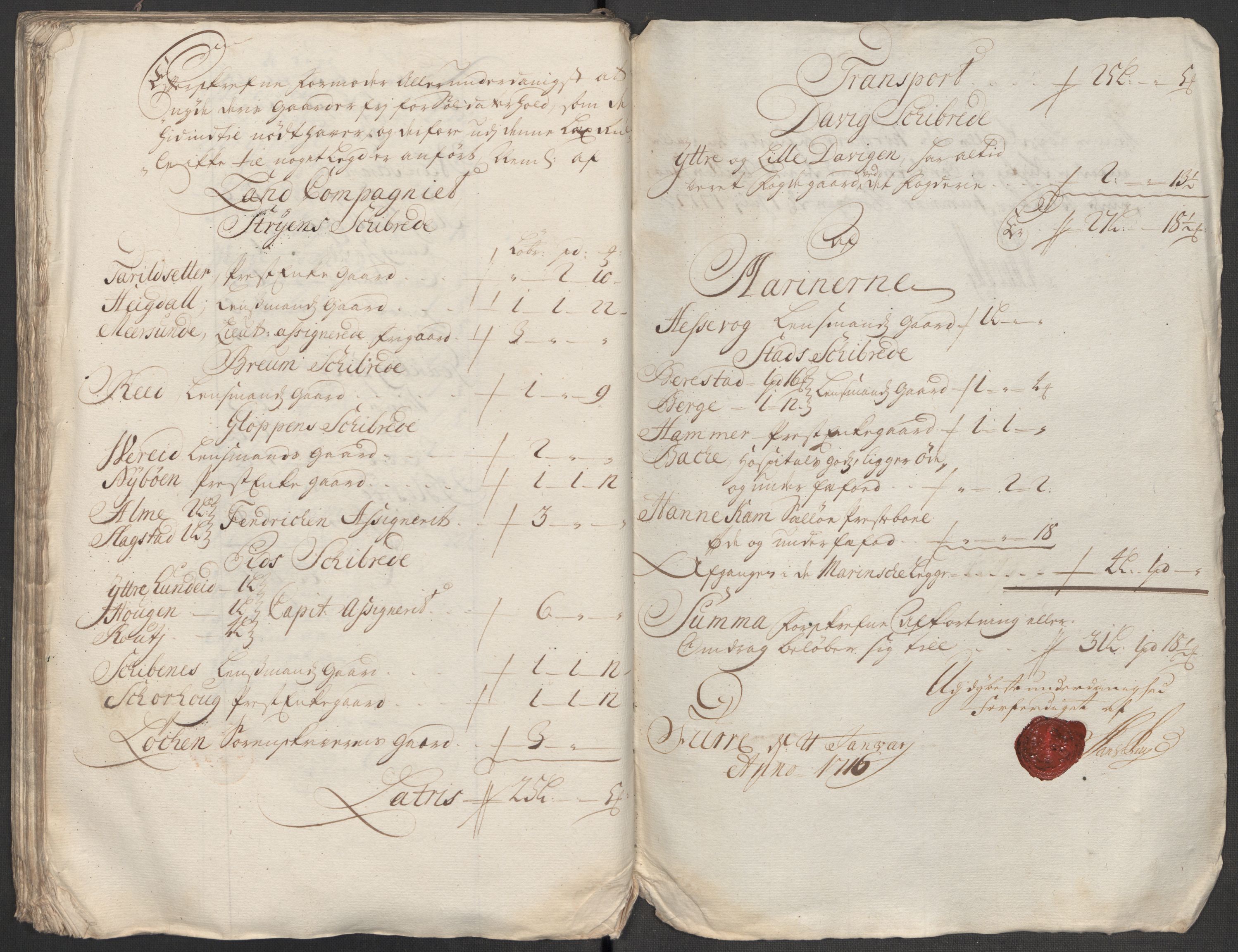 Rentekammeret inntil 1814, Reviderte regnskaper, Fogderegnskap, AV/RA-EA-4092/R53/L3439: Fogderegnskap Sunn- og Nordfjord, 1715, p. 487