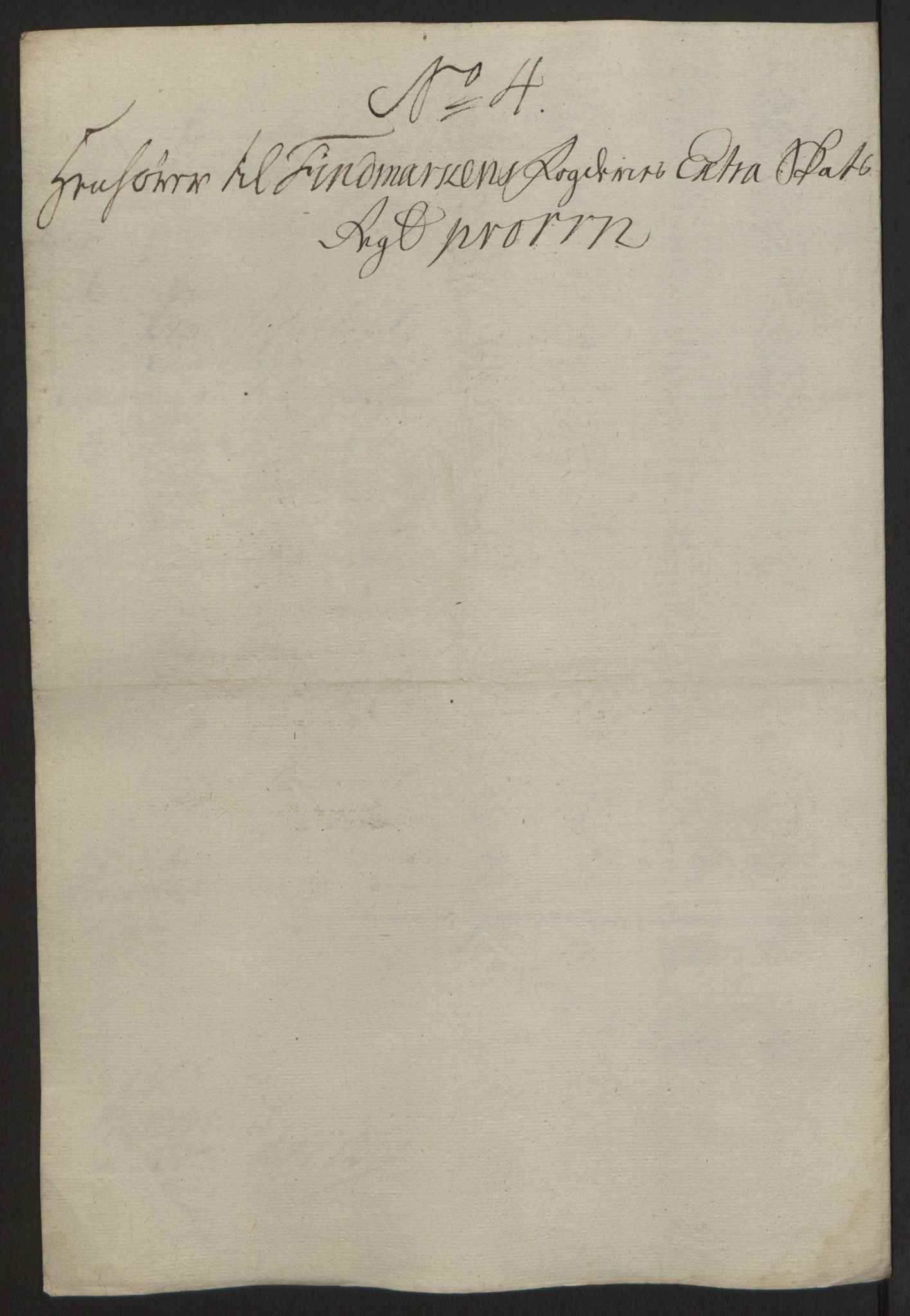 Rentekammeret inntil 1814, Reviderte regnskaper, Fogderegnskap, AV/RA-EA-4092/R69/L4910: Ekstraskatten  Finnmark/Vardøhus, 1762-1772, p. 466