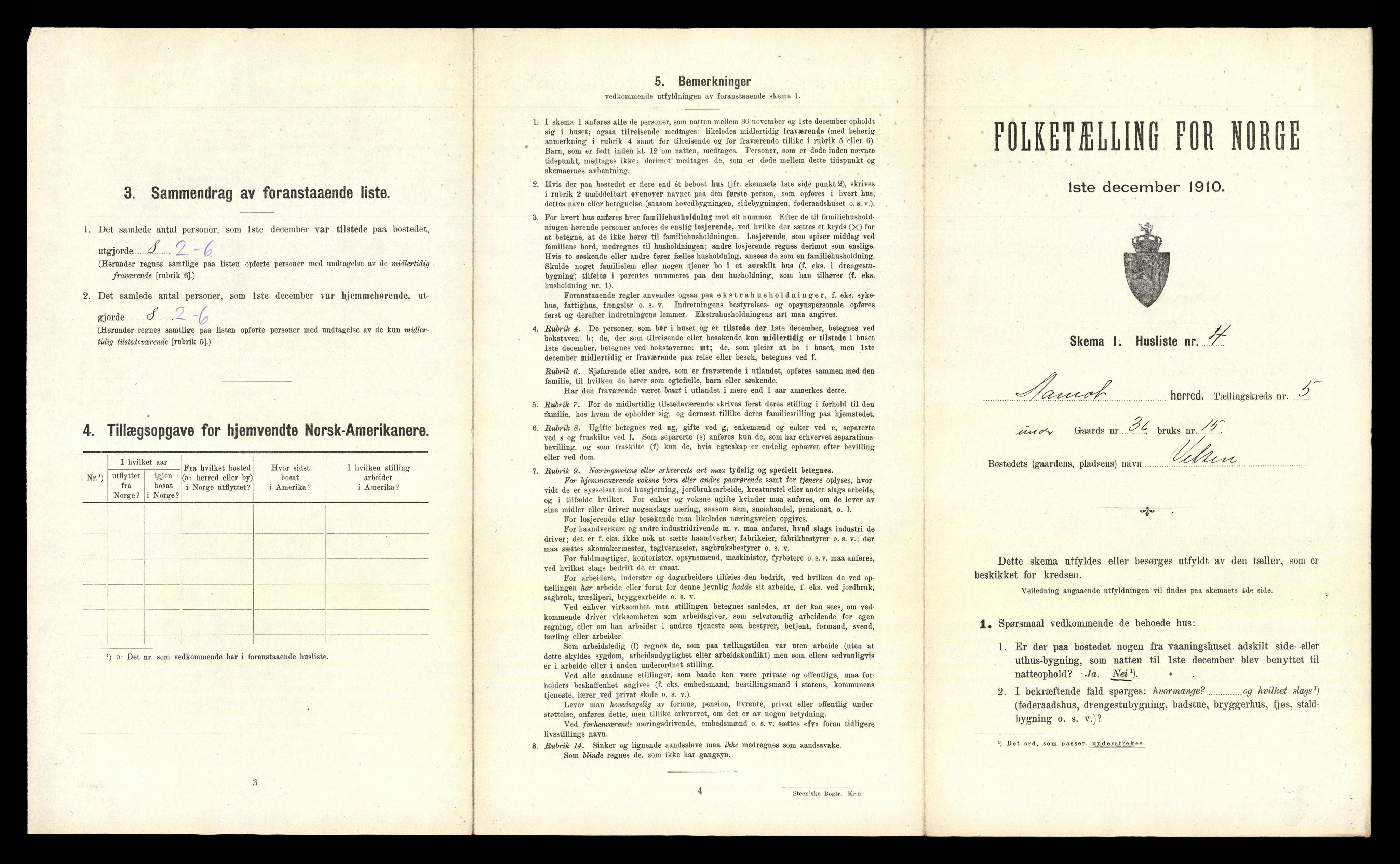 RA, 1910 census for Åmot, 1910, p. 651