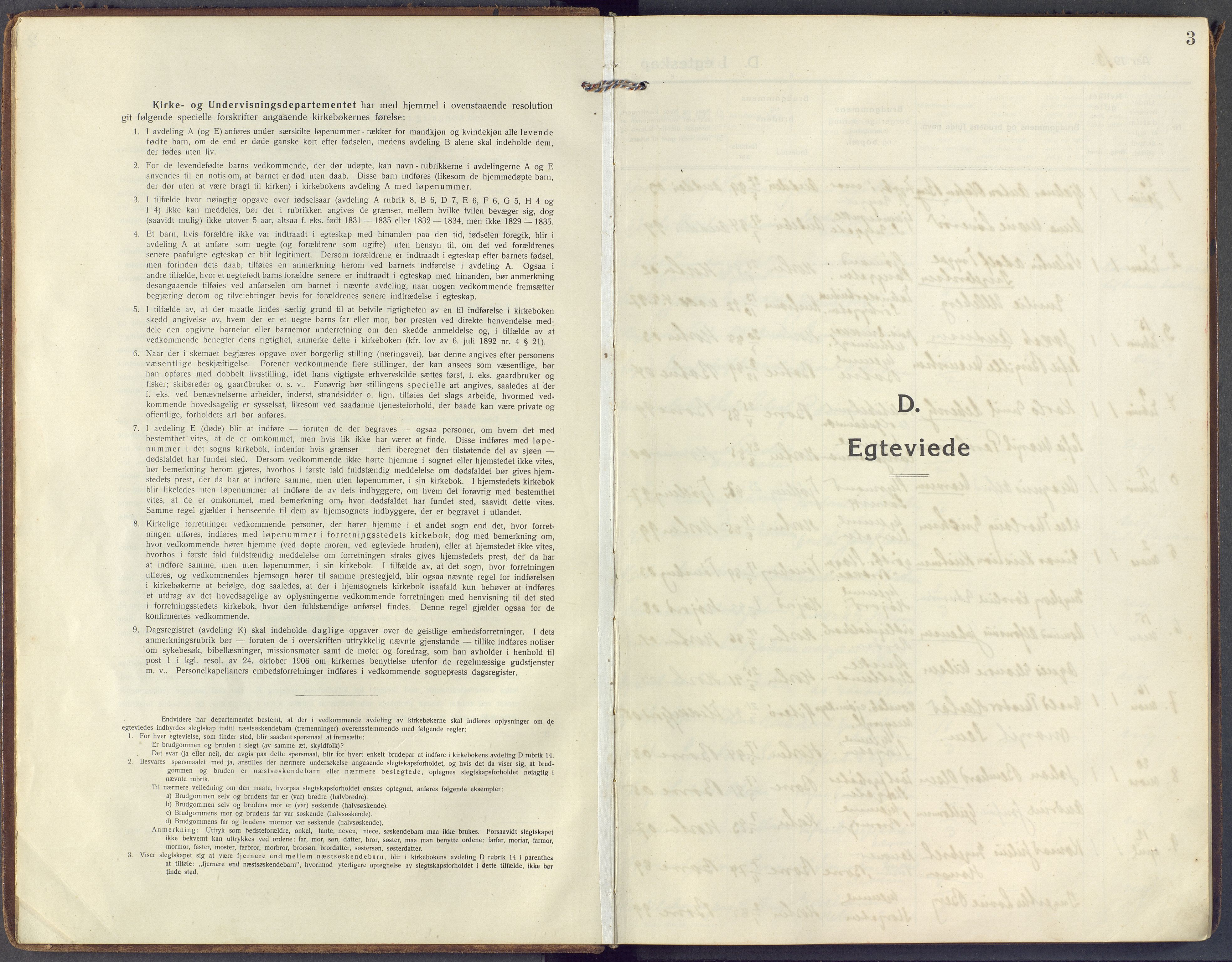 Horten kirkebøker, SAKO/A-348/F/Fa/L0008: Parish register (official) no. 8, 1913-1924, p. 3