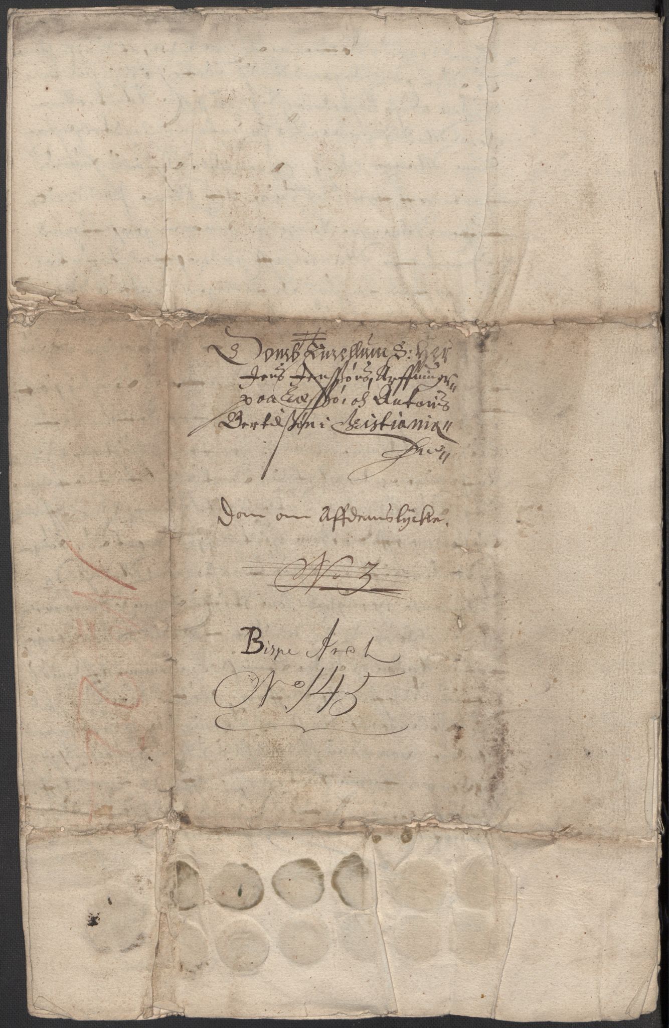 Riksarkivets diplomsamling, AV/RA-EA-5965/F15/L0012: Prestearkiv - Oppland, 1584-1794, p. 16