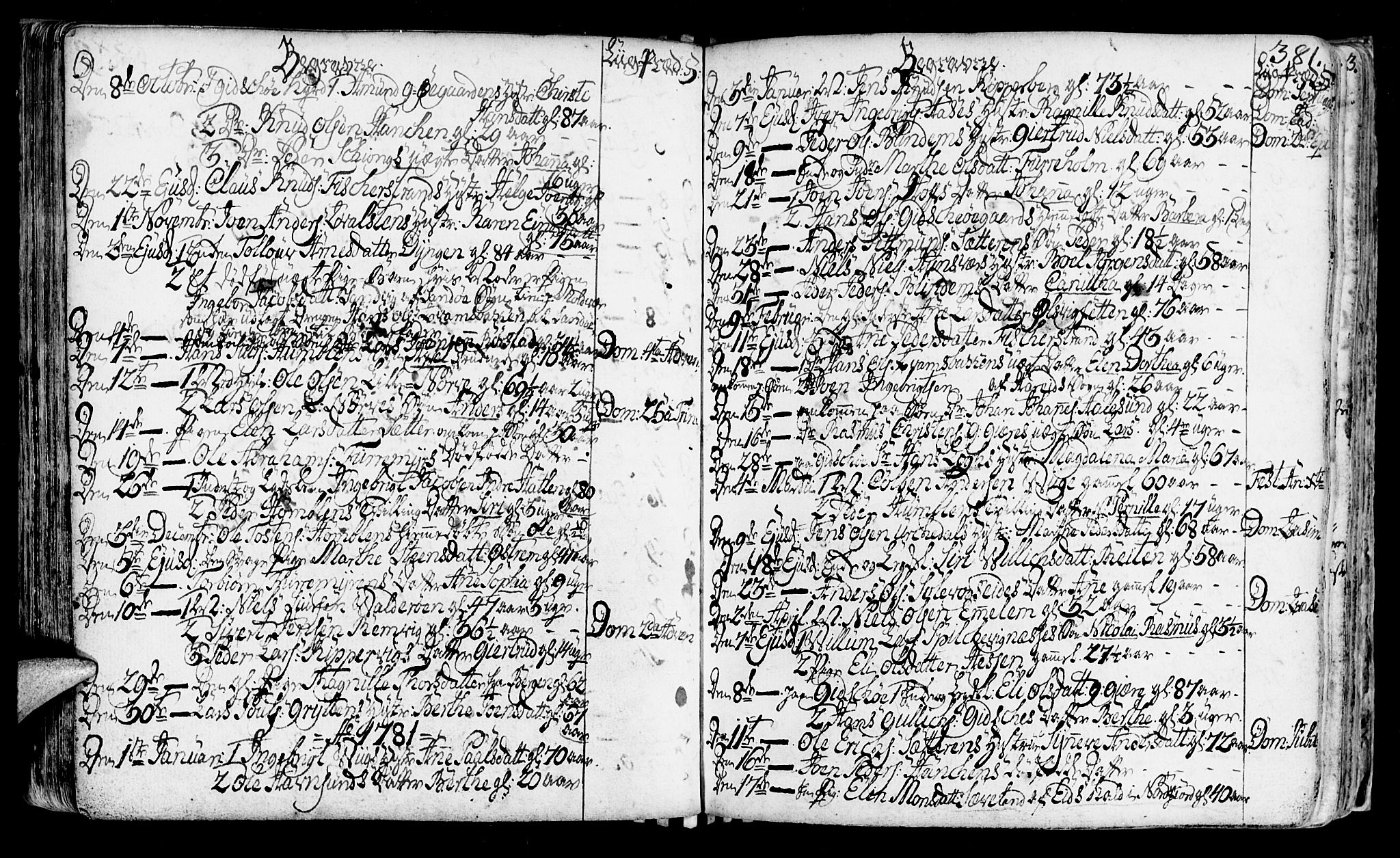 Ministerialprotokoller, klokkerbøker og fødselsregistre - Møre og Romsdal, AV/SAT-A-1454/528/L0393: Parish register (official) no. 528A04, 1762-1800, p. 381