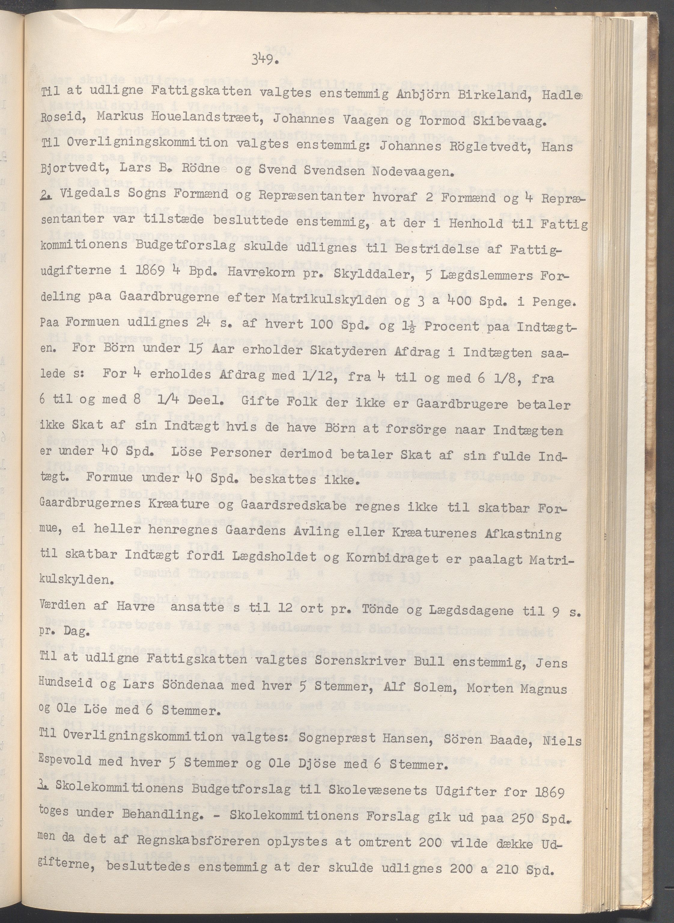 Vikedal kommune - Formannskapet, IKAR/K-100598/A/Ac/L0002: Avskrift av møtebok, 1862-1874, p. 349