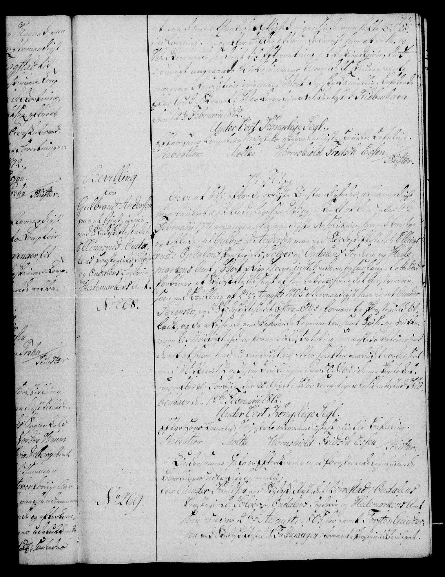 Rentekammeret, Kammerkanselliet, AV/RA-EA-3111/G/Gg/Gga/L0020: Norsk ekspedisjonsprotokoll med register (merket RK 53.20), 1811-1814, p. 173