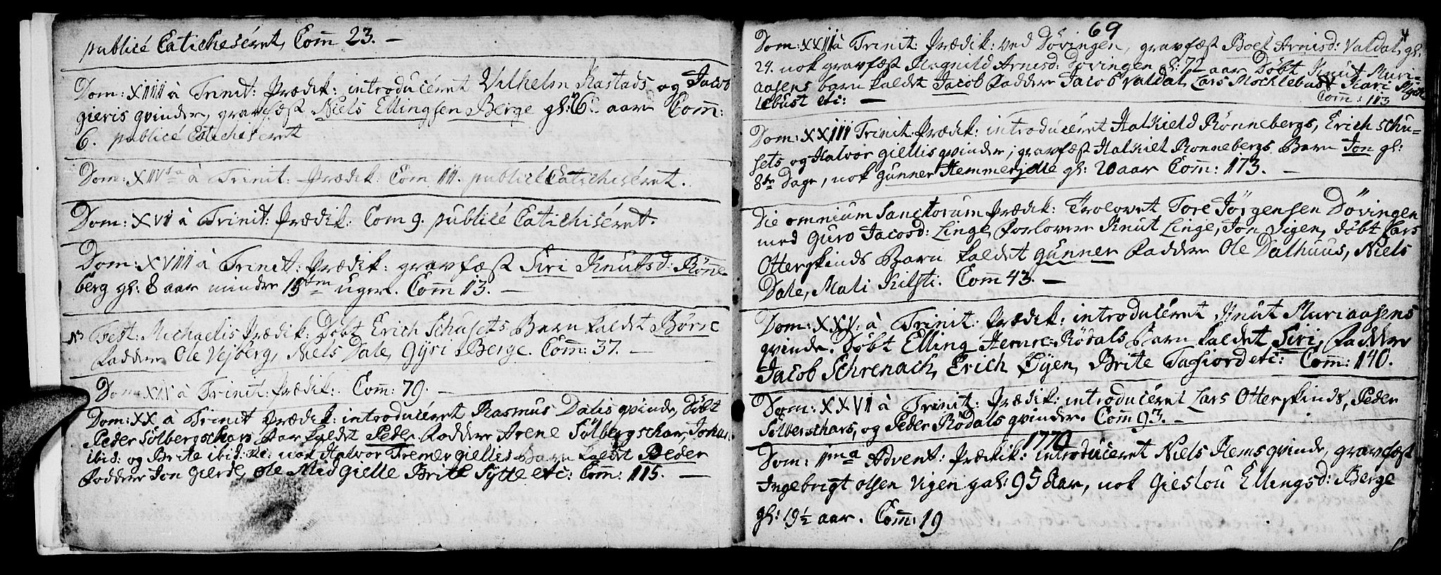 Ministerialprotokoller, klokkerbøker og fødselsregistre - Møre og Romsdal, SAT/A-1454/519/L0244: Parish register (official) no. 519A03, 1769-1773, p. 4