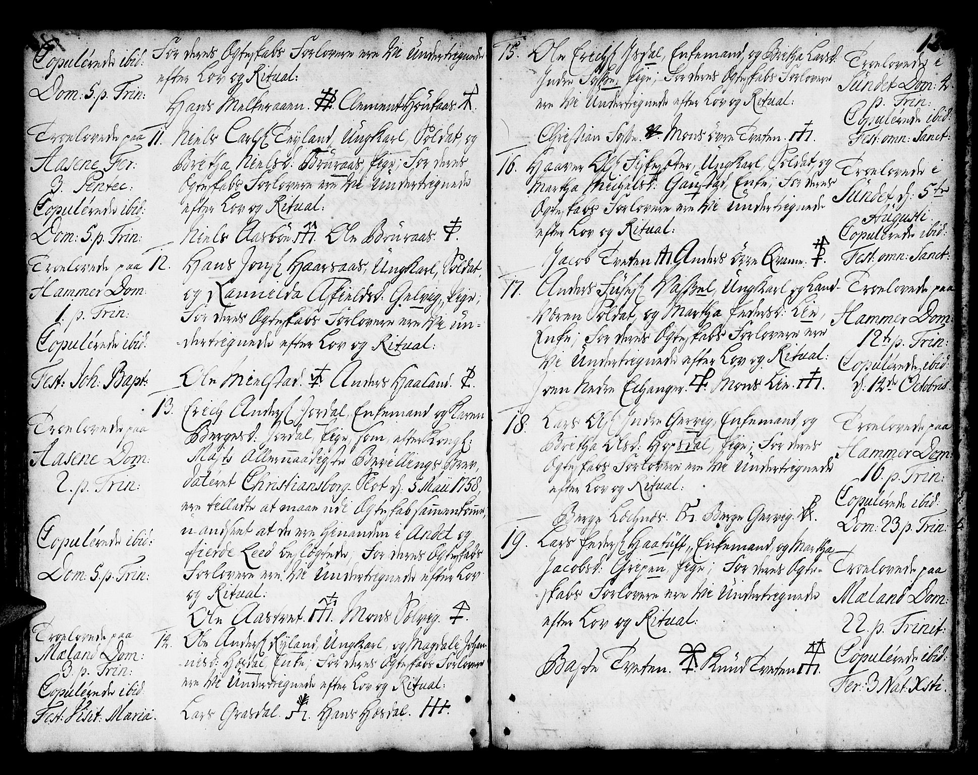 Hamre sokneprestembete, AV/SAB-A-75501/H/Ha/Haa/Haaa/L0006: Parish register (official) no. A 6, 1750-1761, p. 126