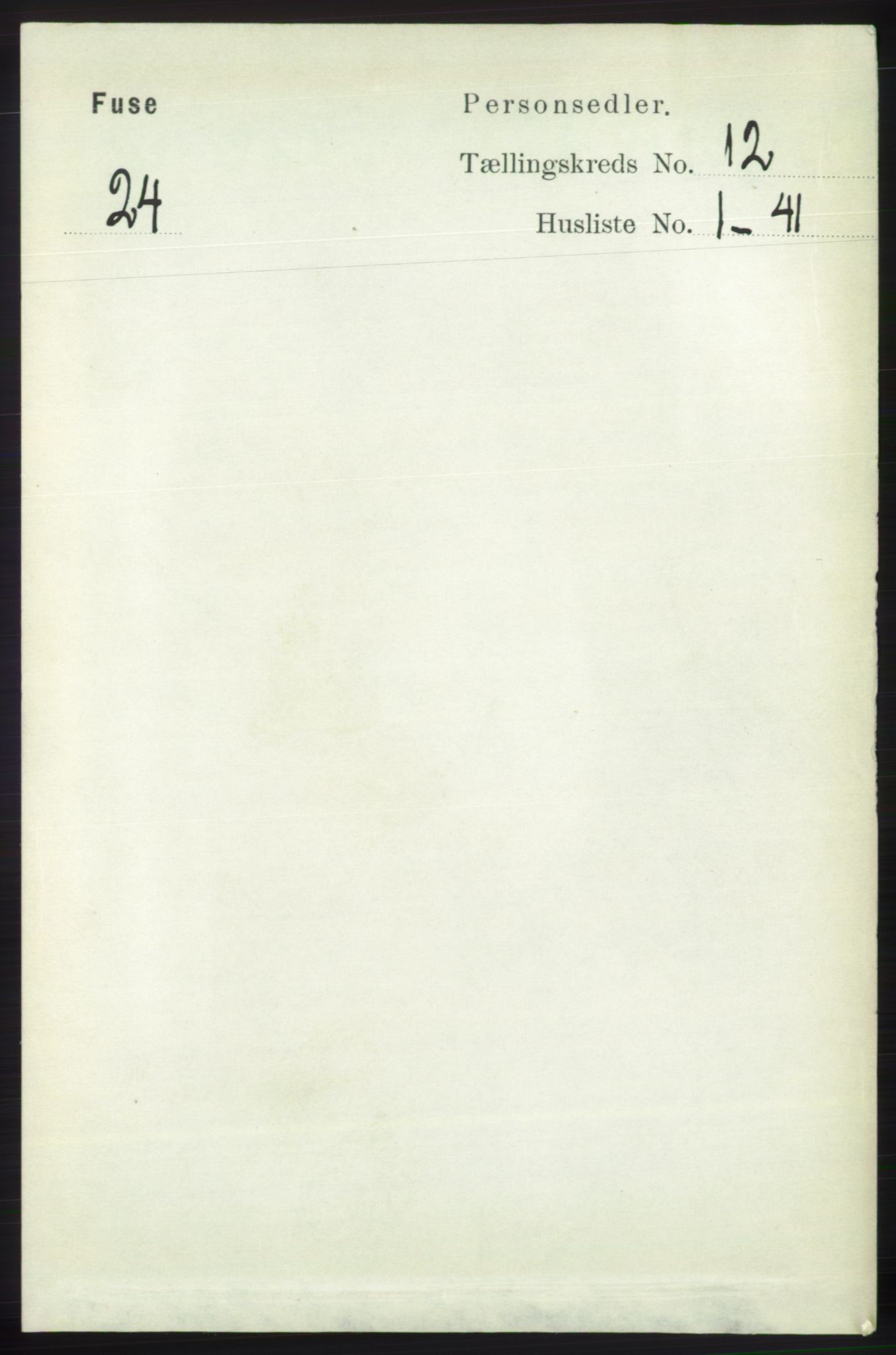 RA, 1891 census for 1241 Fusa, 1891, p. 2372