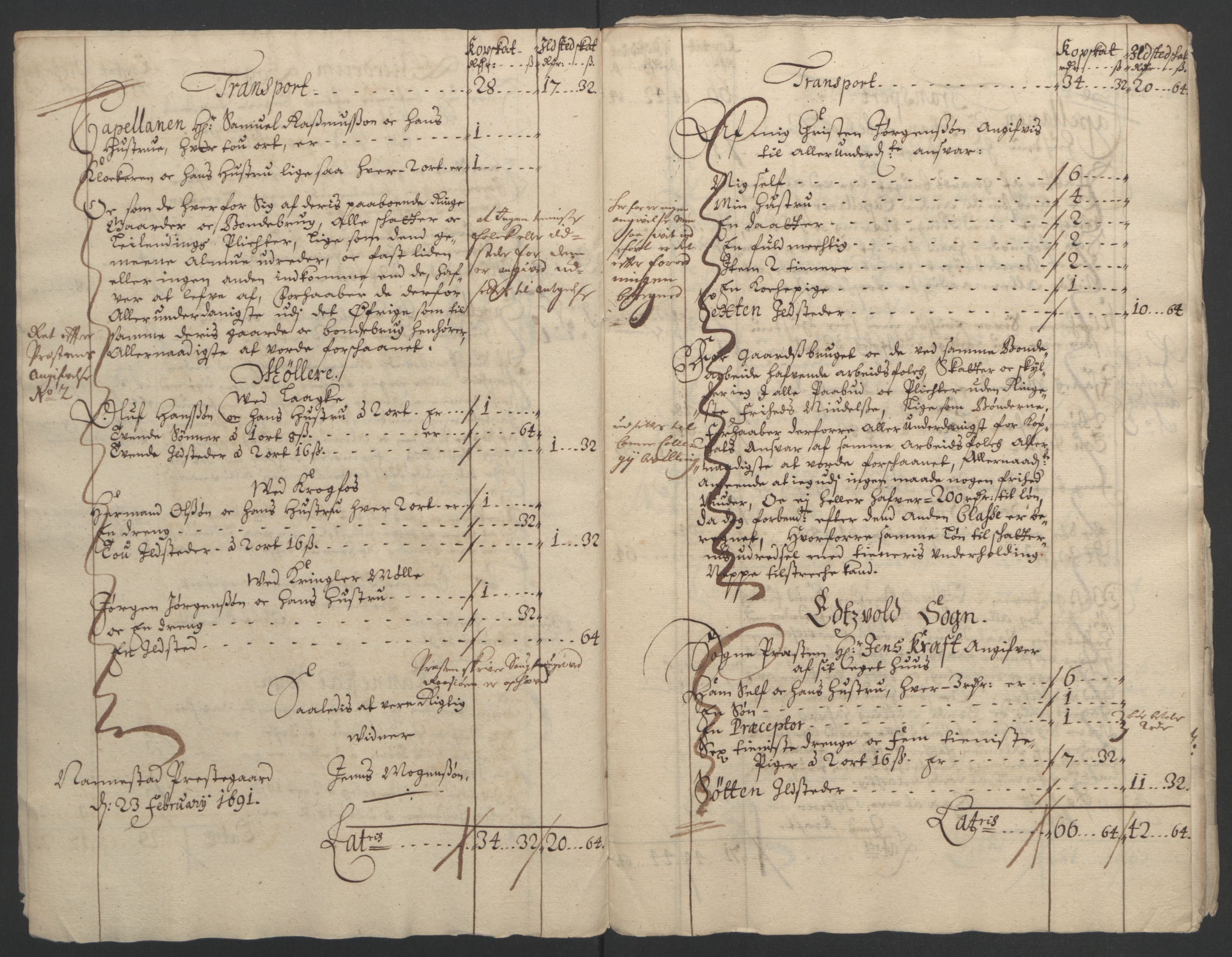 Rentekammeret inntil 1814, Reviderte regnskaper, Fogderegnskap, AV/RA-EA-4092/R12/L0703: Fogderegnskap Øvre Romerike, 1691, p. 239