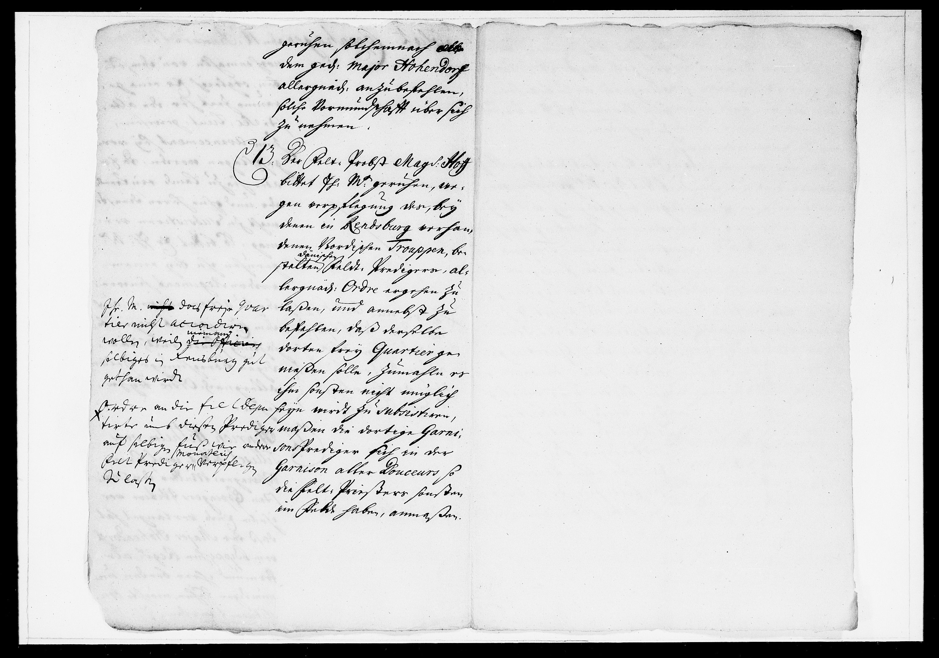 Krigskollegiet, Krigskancelliet, DRA/A-0006/-/1014-1024: Refererede sager, 1715, p. 31