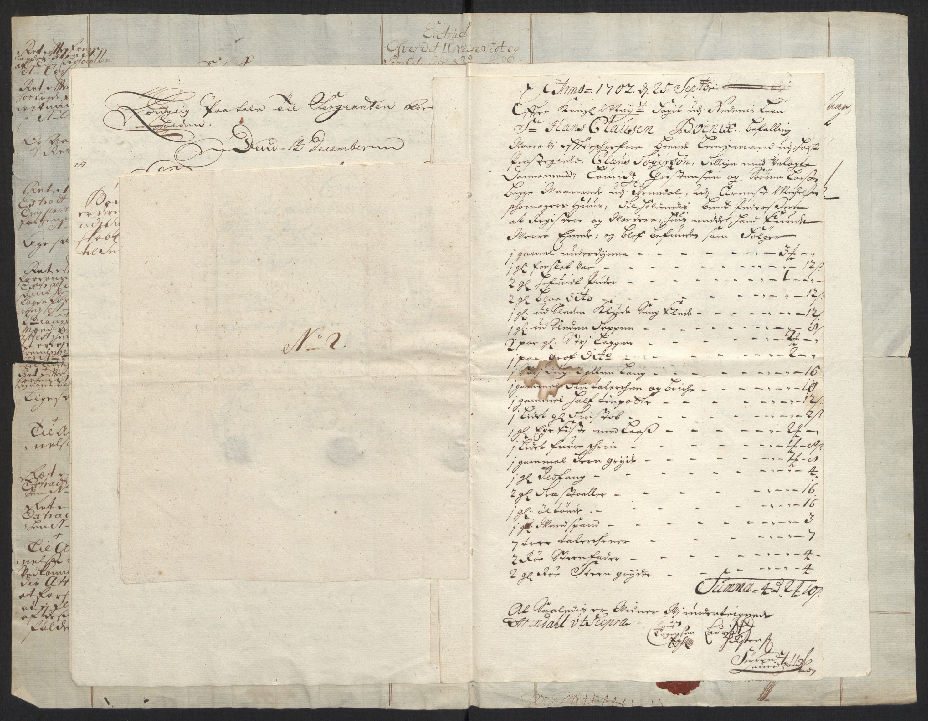 Rentekammeret inntil 1814, Reviderte regnskaper, Fogderegnskap, AV/RA-EA-4092/R39/L2316: Fogderegnskap Nedenes, 1702-1703, p. 38