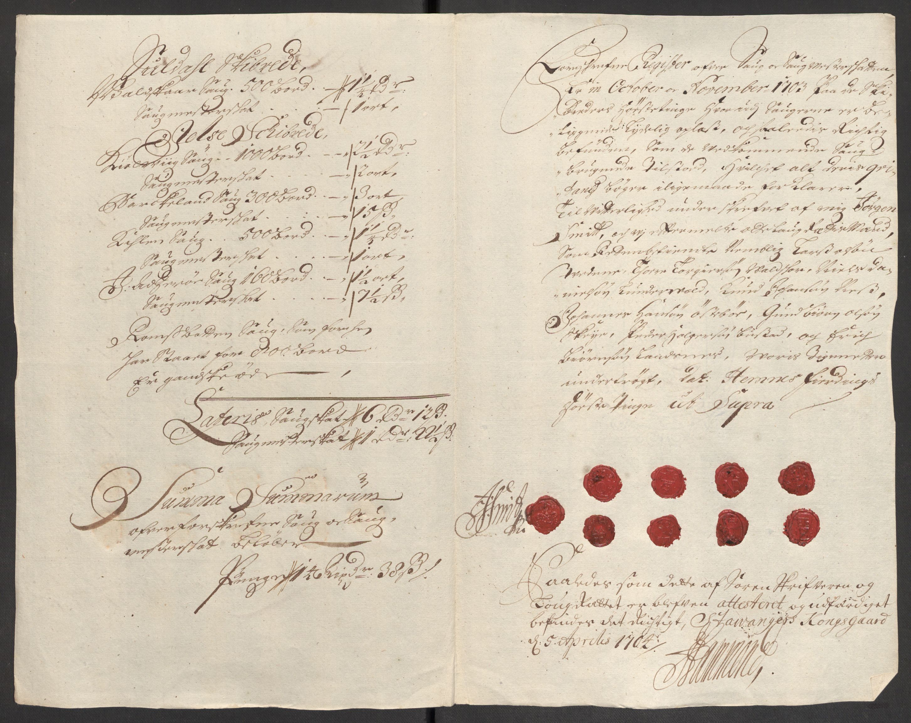 Rentekammeret inntil 1814, Reviderte regnskaper, Fogderegnskap, RA/EA-4092/R47/L2860: Fogderegnskap Ryfylke, 1703-1705, p. 76