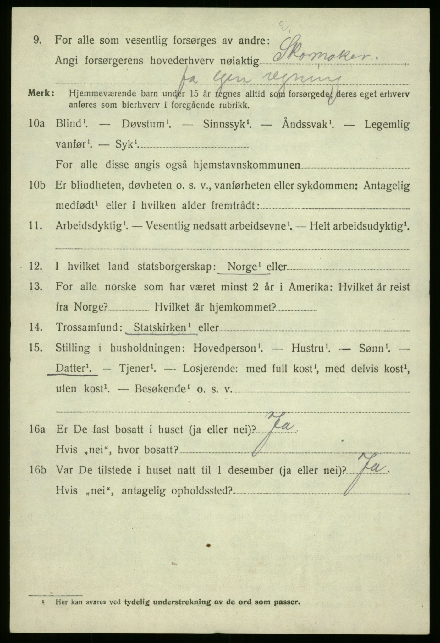 SAB, 1920 census for Eid, 1920, p. 2933