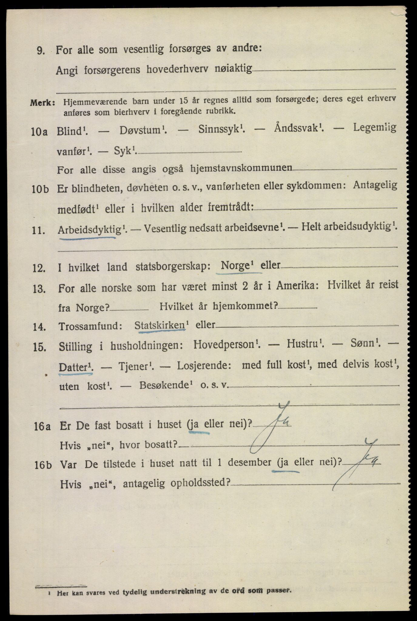 SAKO, 1920 census for Andebu, 1920, p. 2631