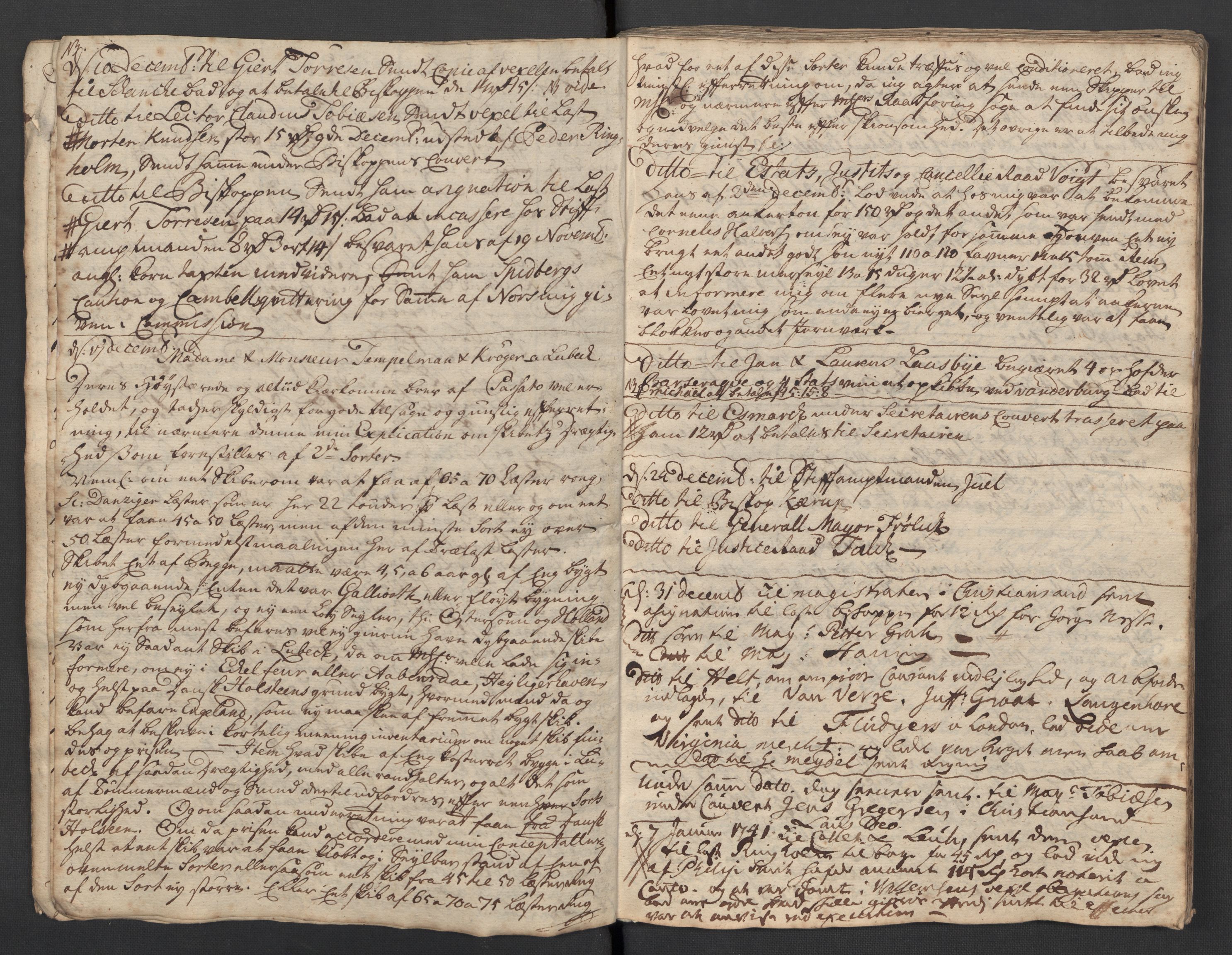 Pa 0119 - Smith, Lauritz Andersen og Lauritz Lauritzen, SAST/A-100231/O/L0001: Kopibøker m.m., 1740-1745, p. 15