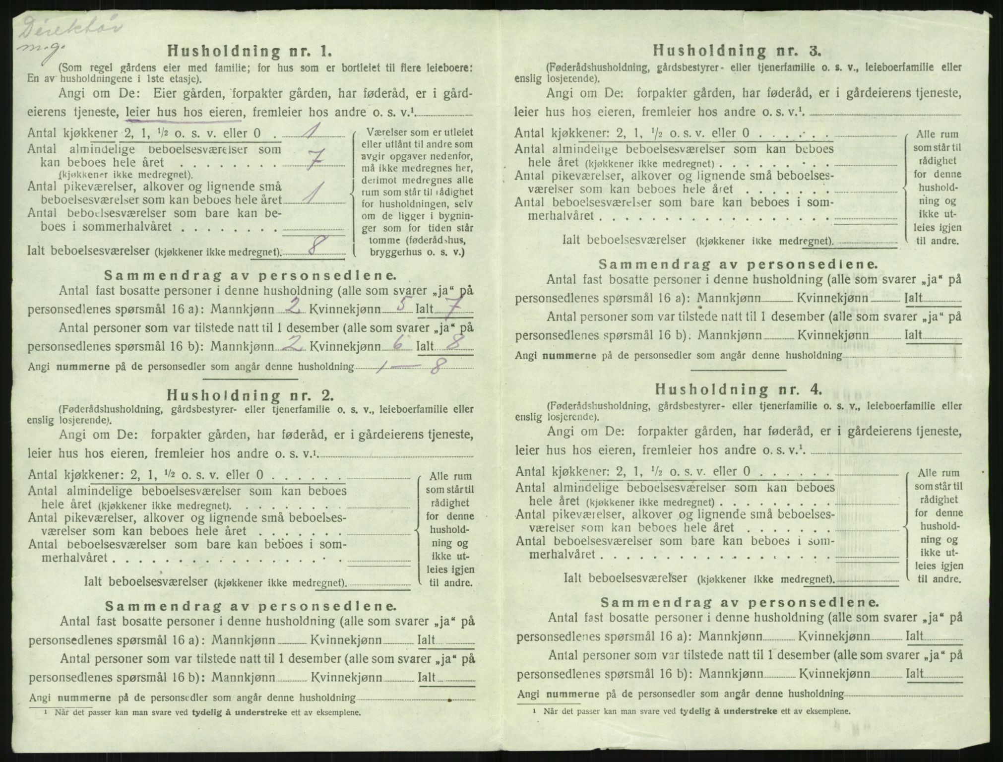 SAK, 1920 census for Stokken, 1920, p. 513