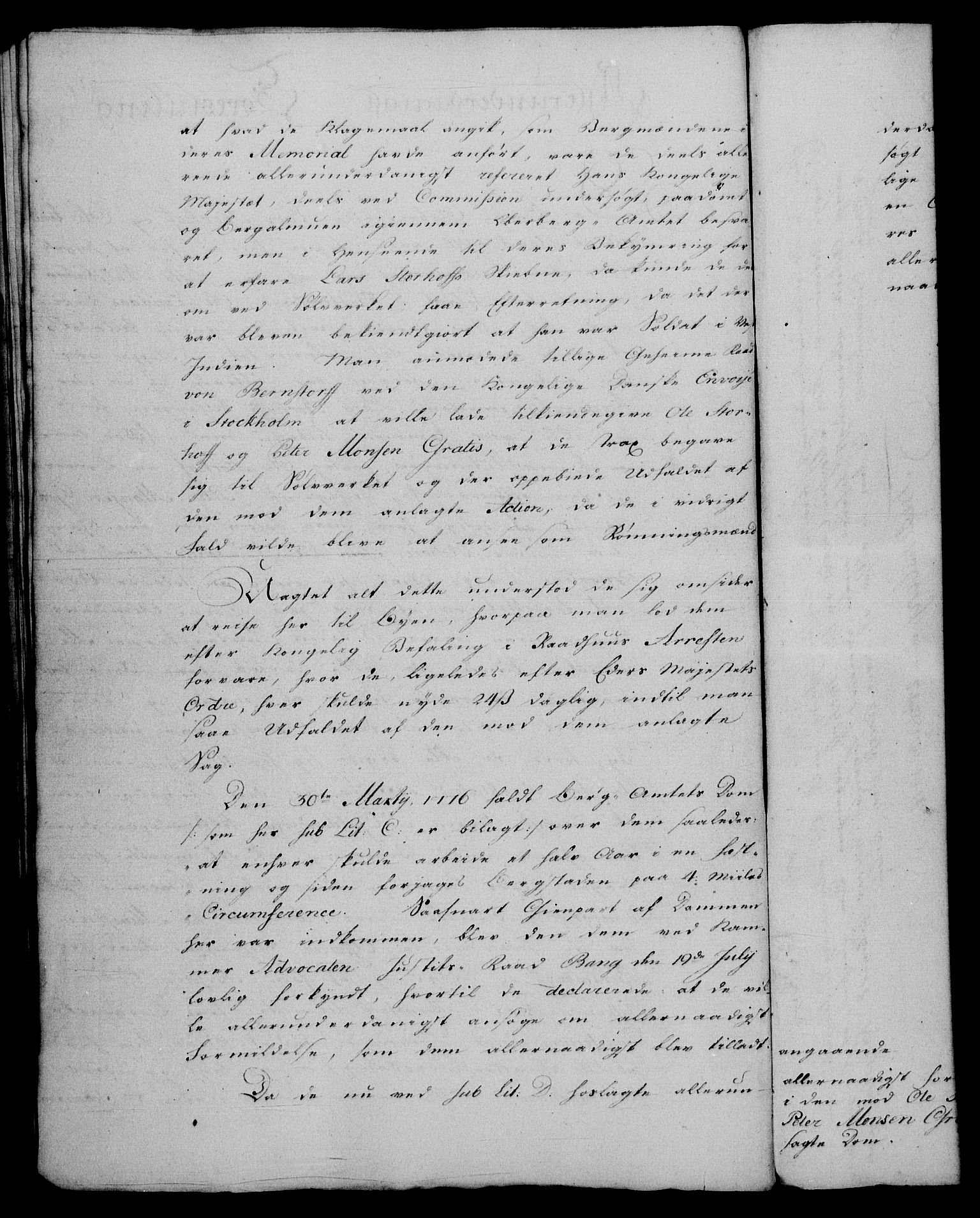 Rentekammeret, Renteskriverkontorene, AV/RA-EA-3115/M/Mf/Mfa/L0001: Resolusjonsprotokoll med register (merket RK 54.1), 1774-1777