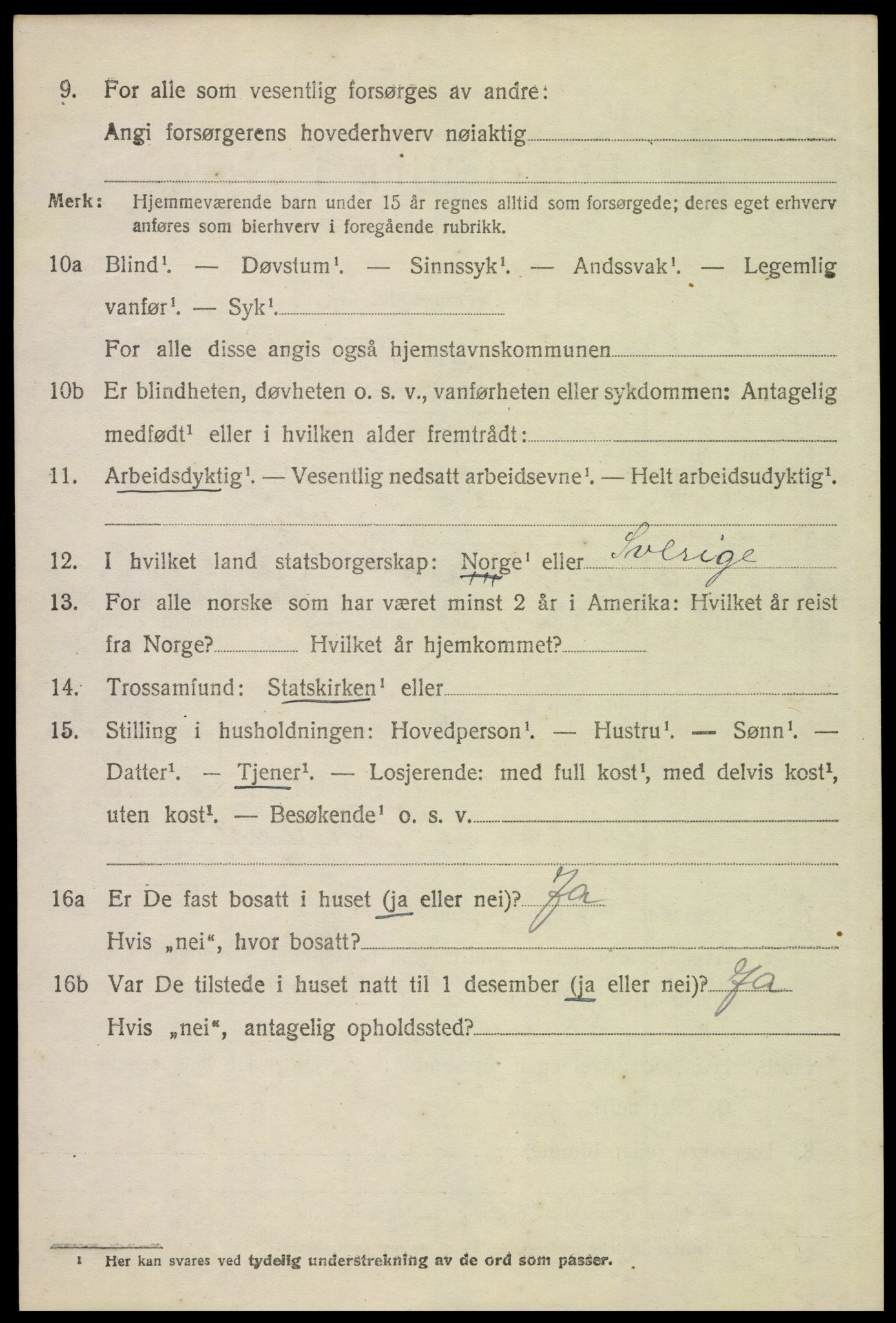 SAH, 1920 census for Grue, 1920, p. 15494