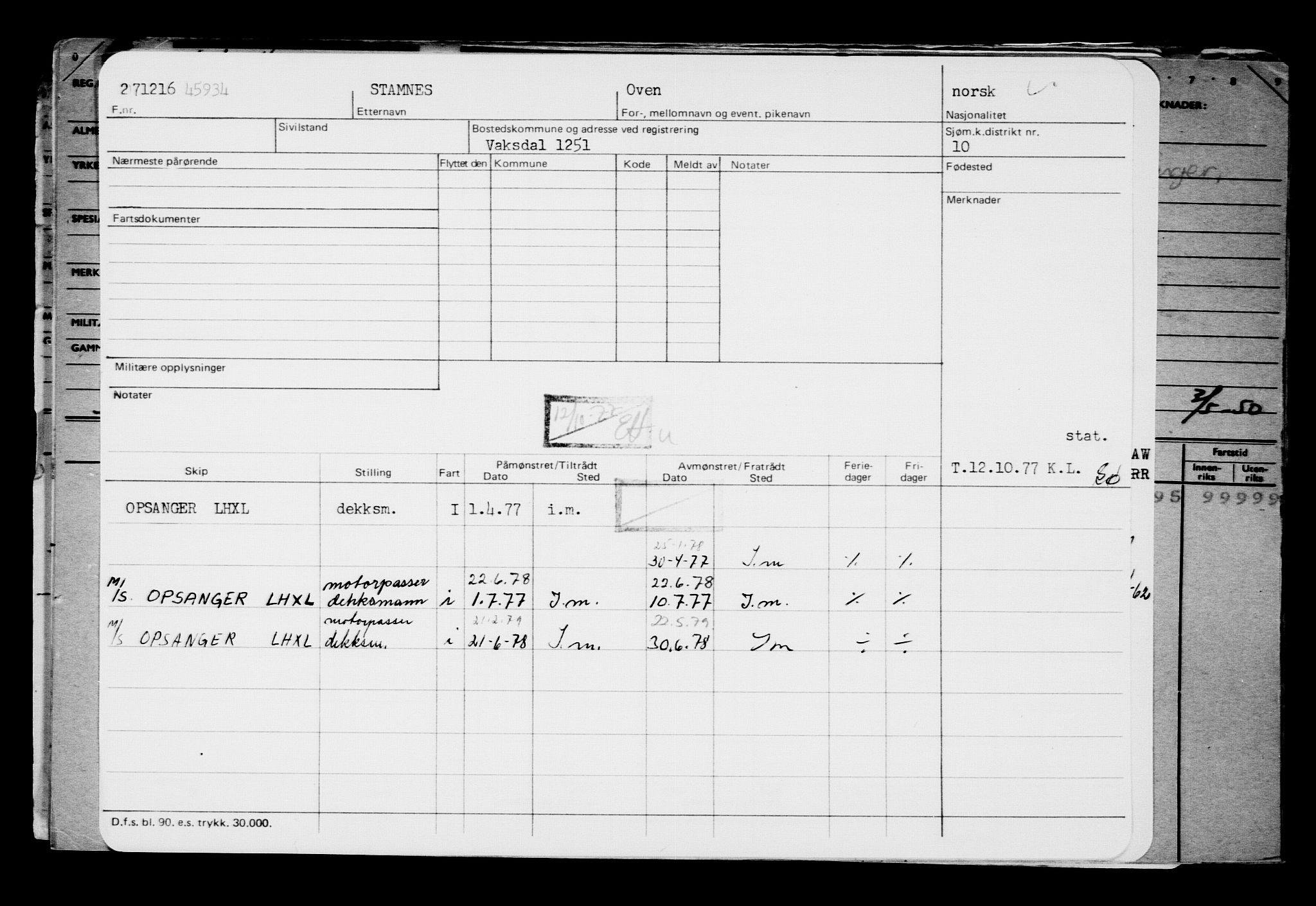 Direktoratet for sjømenn, AV/RA-S-3545/G/Gb/L0144: Hovedkort, 1916, p. 679