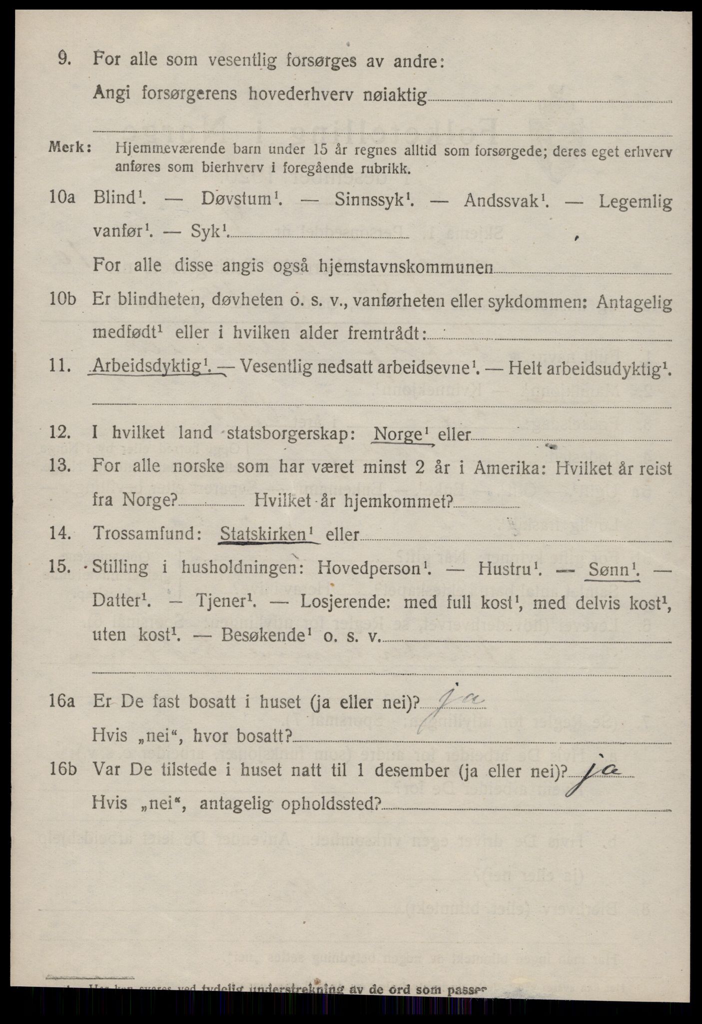 SAT, 1920 census for Bolsøy, 1920, p. 11270