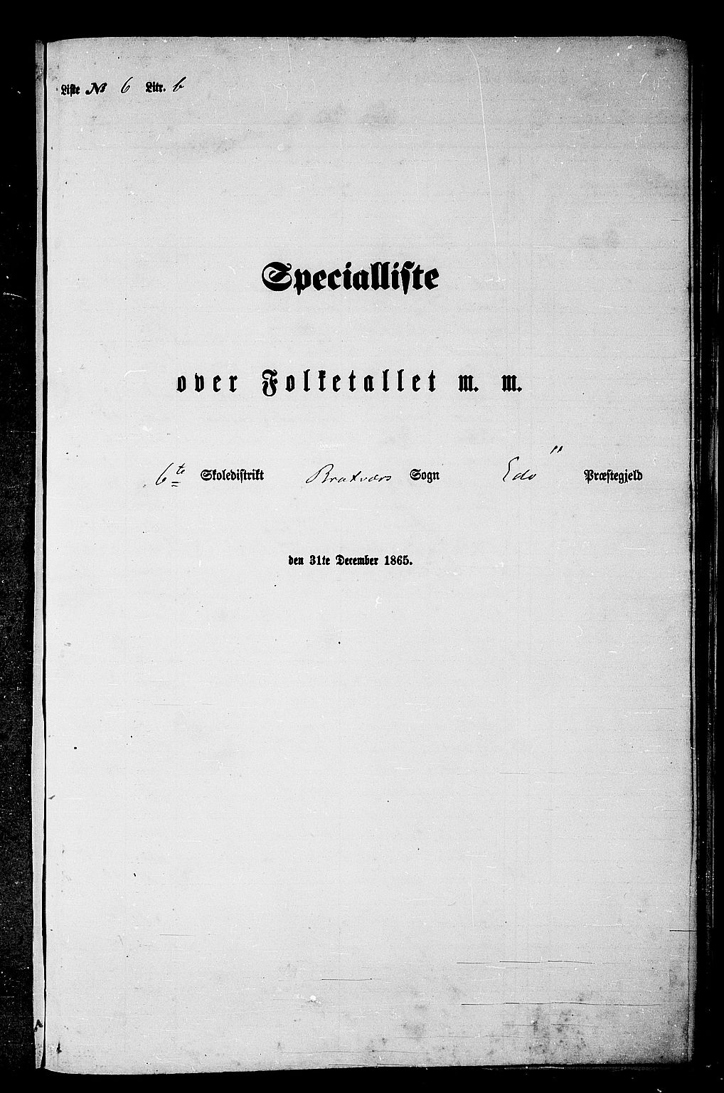 RA, 1865 census for Edøy, 1865, p. 131