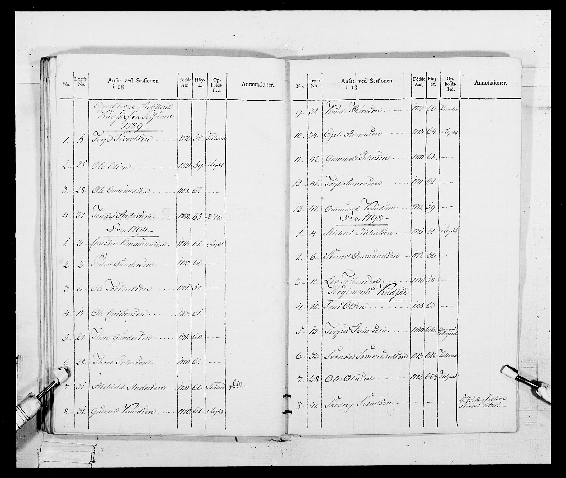 Generalitets- og kommissariatskollegiet, Det kongelige norske kommissariatskollegium, AV/RA-EA-5420/E/Eh/L0109: Vesterlenske nasjonale infanteriregiment, 1806, p. 537