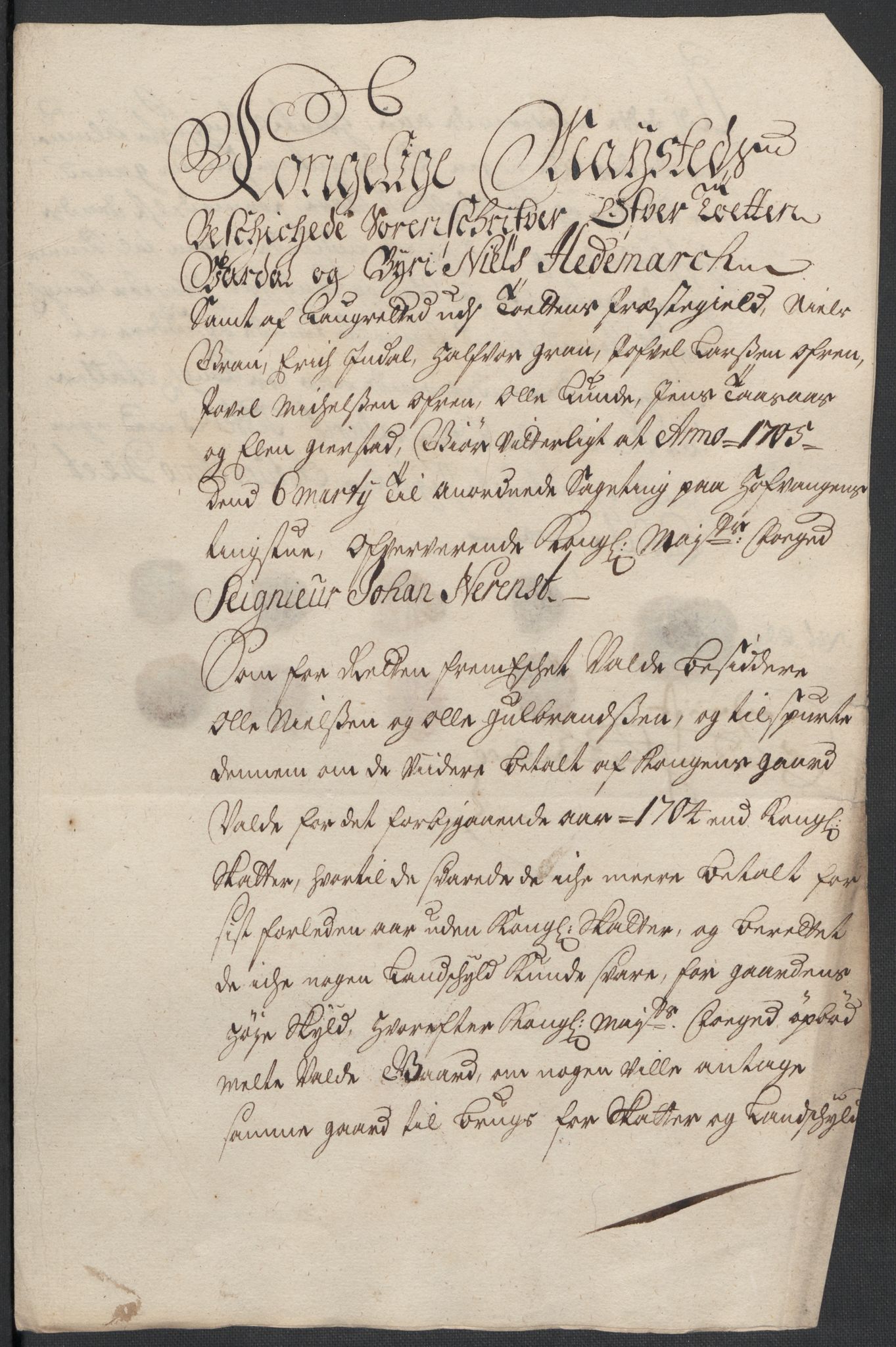 Rentekammeret inntil 1814, Reviderte regnskaper, Fogderegnskap, AV/RA-EA-4092/R18/L1302: Fogderegnskap Hadeland, Toten og Valdres, 1704, p. 490