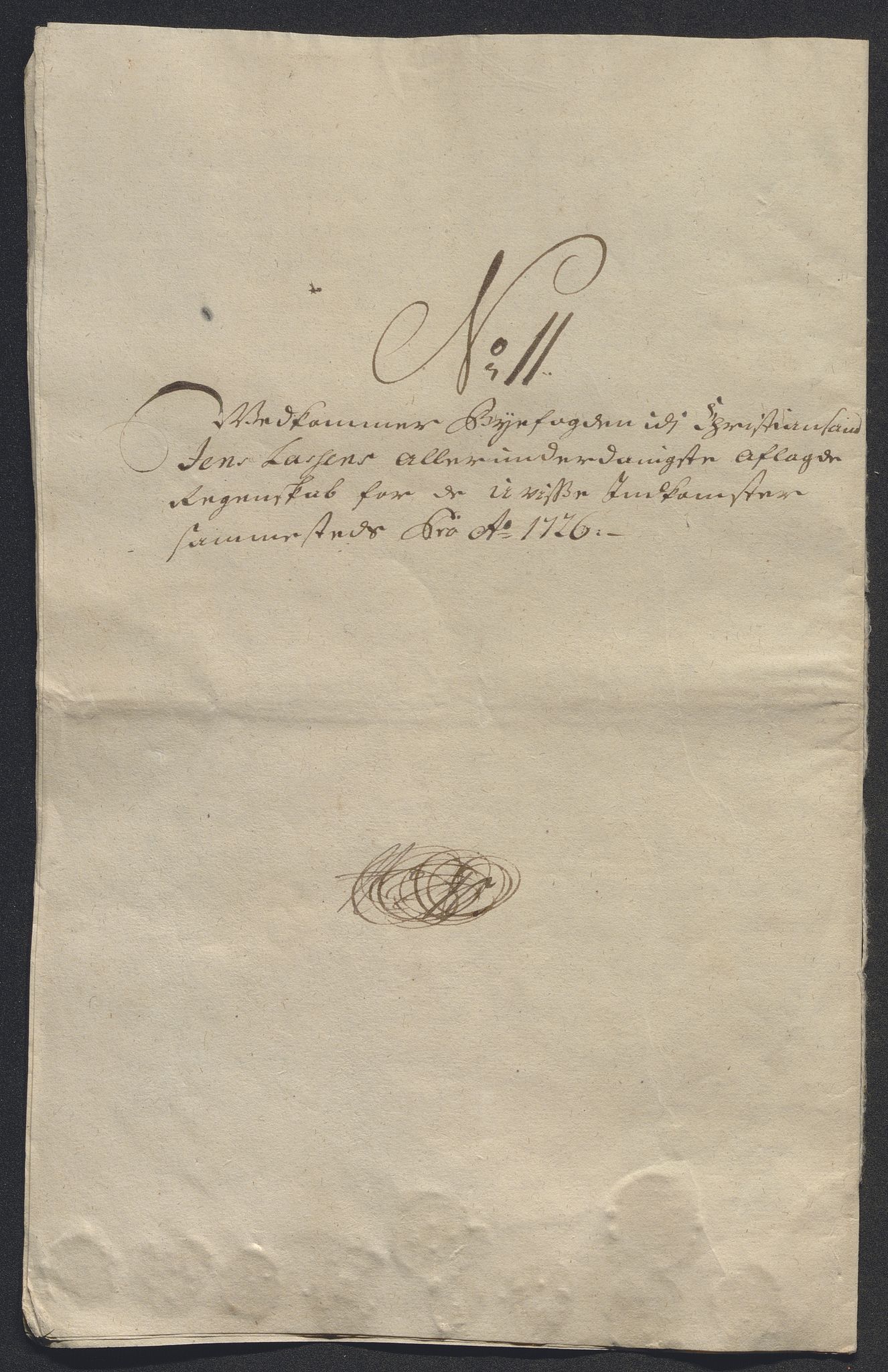 Rentekammeret inntil 1814, Reviderte regnskaper, Byregnskaper, AV/RA-EA-4066/R/Rm/L0286: [M19] Sikt og sakefall, 1719-1727, p. 581