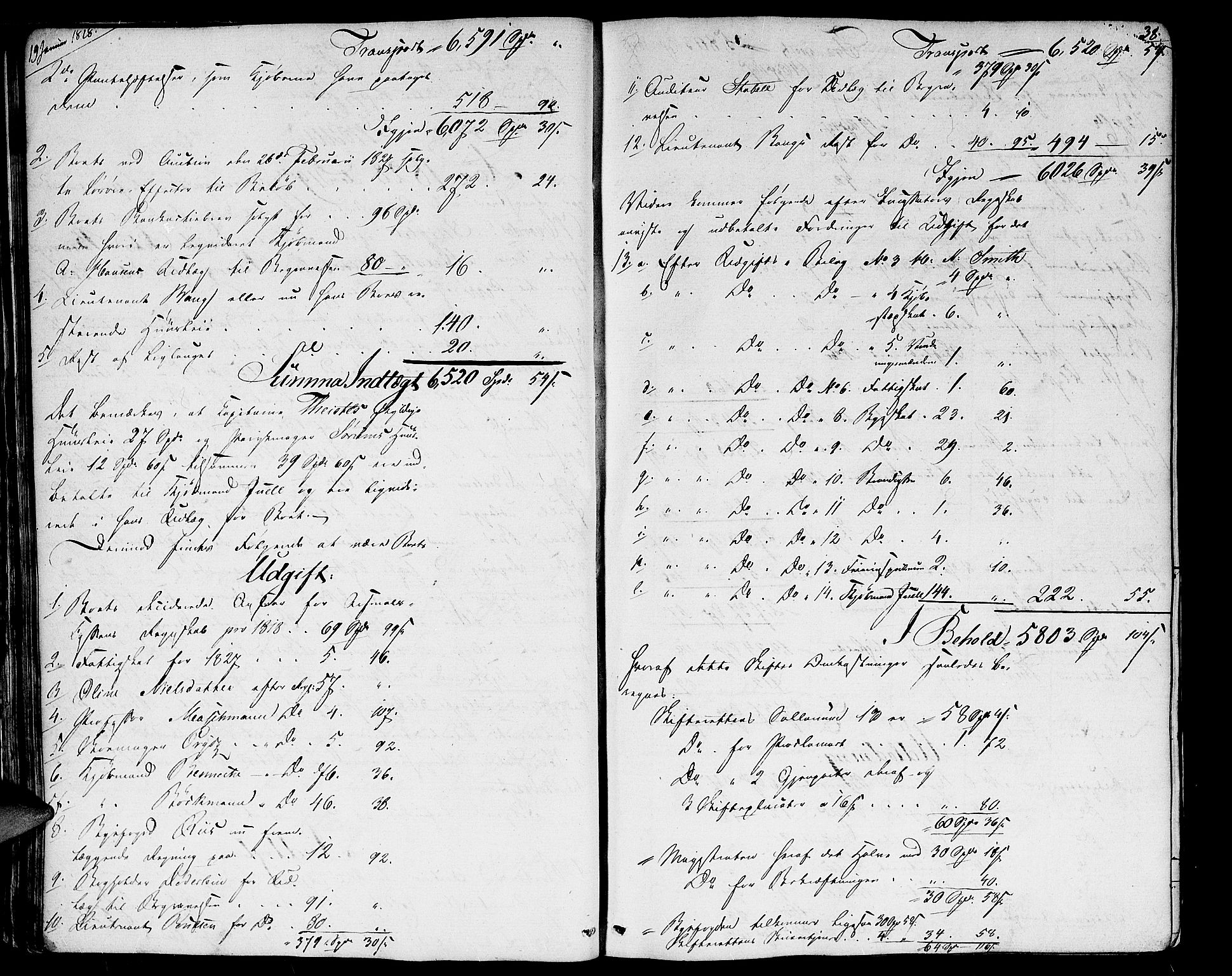Oslo skifterett, AV/SAO-A-10383/H/Hd/Hda/L0001a: Skifteutlodningsprotokoll, 1827-1839, p. 37b-38a