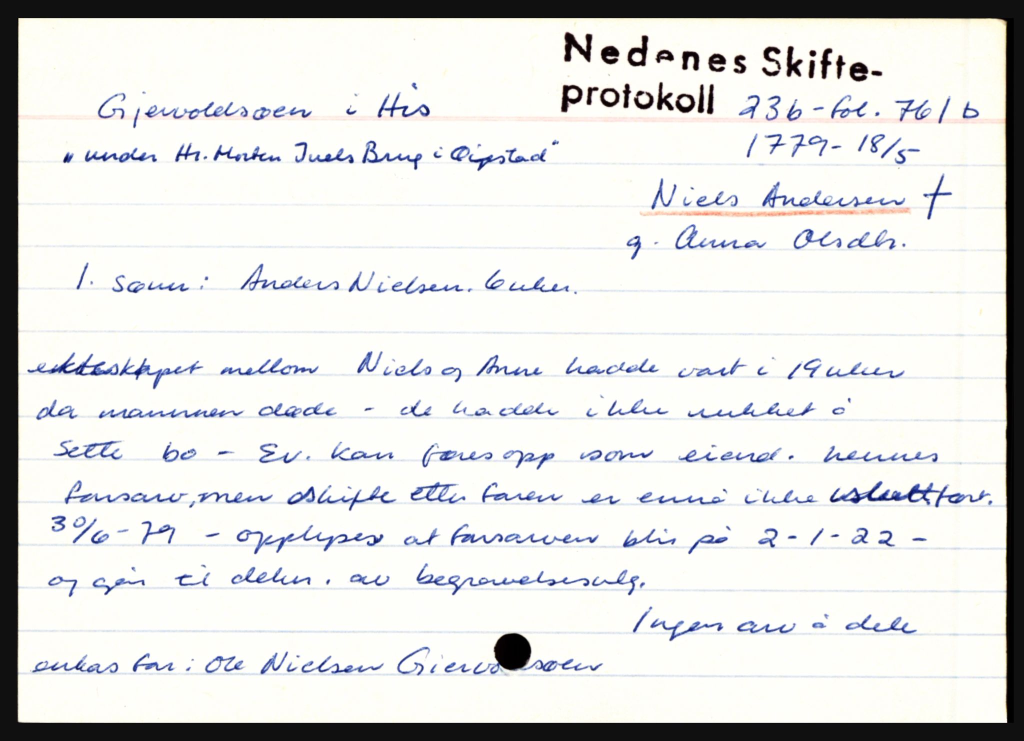 Nedenes sorenskriveri før 1824, AV/SAK-1221-0007/H, p. 9237