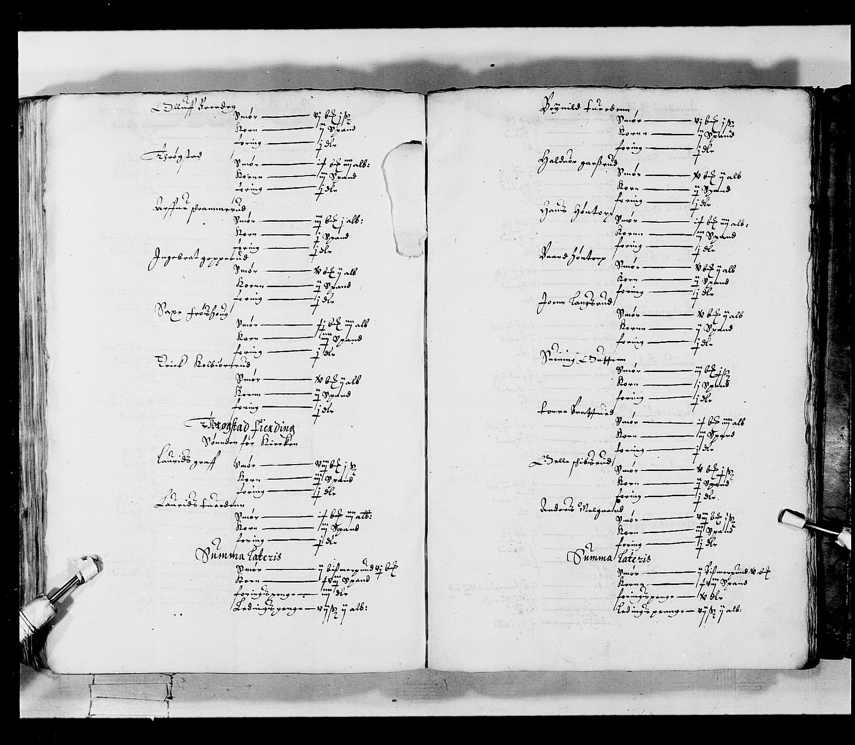 Stattholderembetet 1572-1771, AV/RA-EA-2870/Ek/L0019/0001: Jordebøker 1633-1658 / Jordebøker for Akershus len, 1642, p. 227