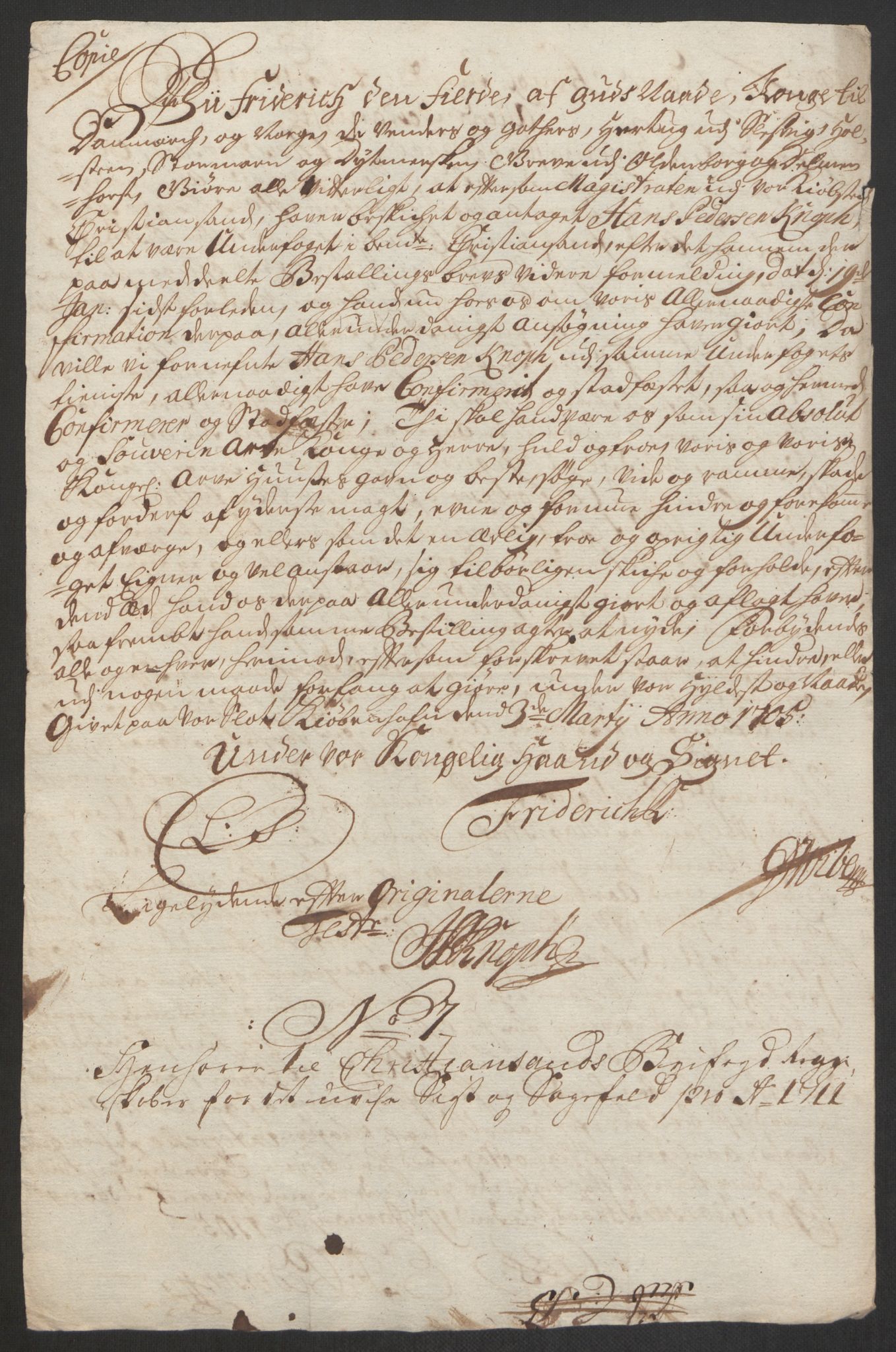 Rentekammeret inntil 1814, Reviderte regnskaper, Byregnskaper, AV/RA-EA-4066/R/Rm/L0285: [M18] Sikt og sakefall, 1681-1718, p. 500