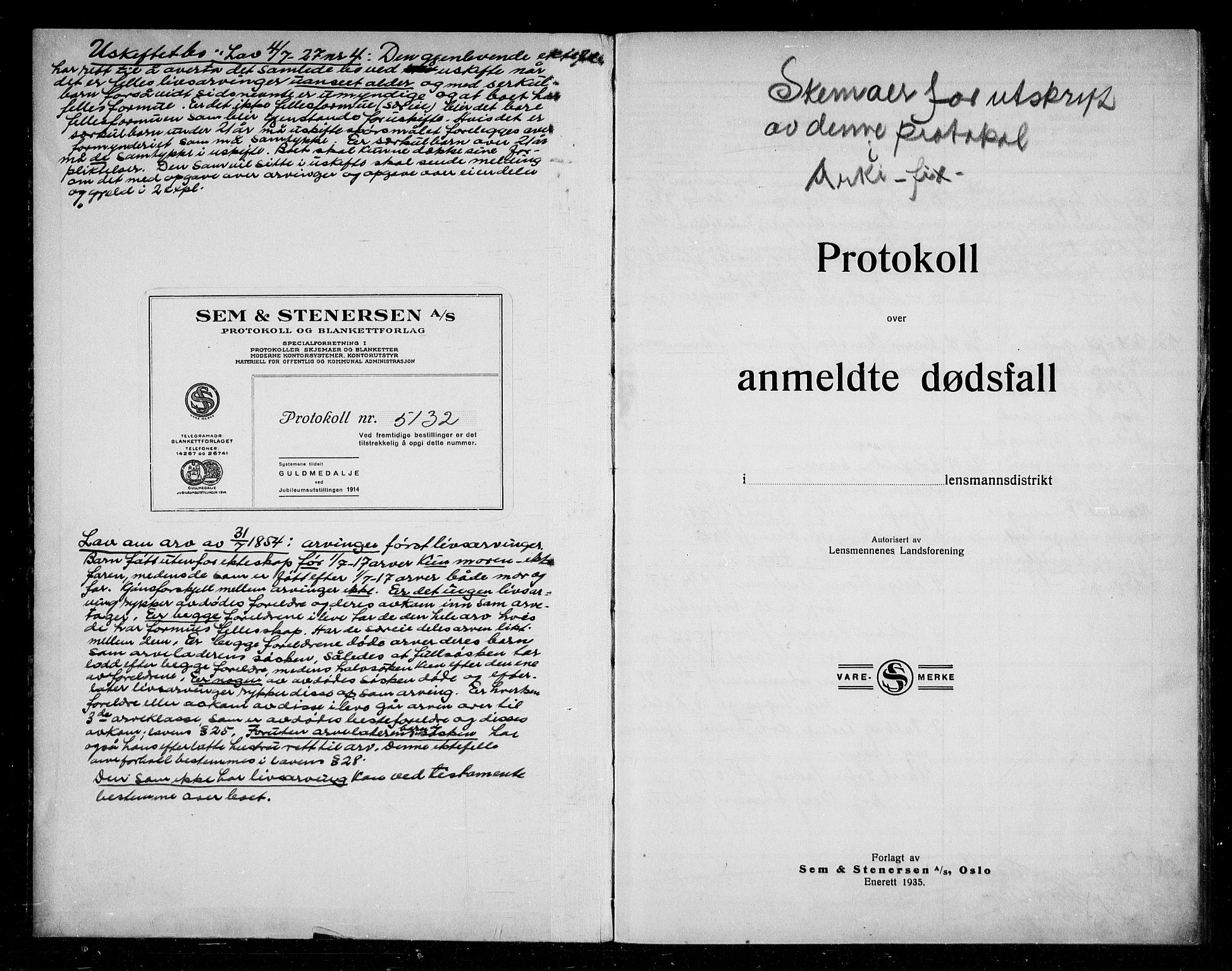 Idd lensmannsarkiv, AV/SAO-A-10633/H/Ha/L0008: Dødsfallsprotokoll, 1938-1940