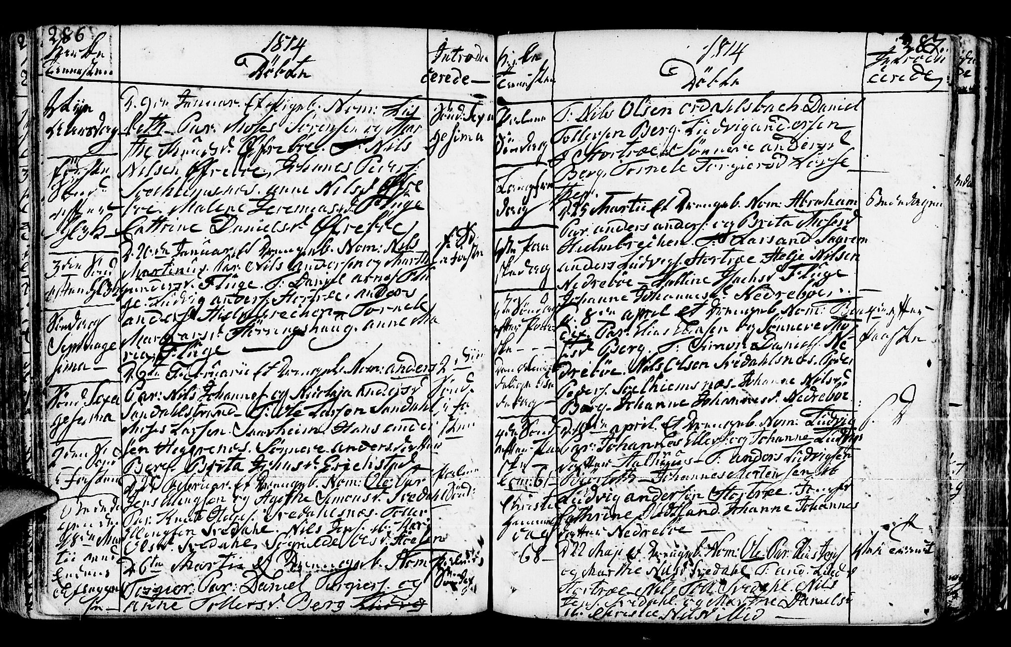 Jølster sokneprestembete, AV/SAB-A-80701/H/Haa/Haaa/L0005: Parish register (official) no. A 5, 1790-1821, p. 286-287