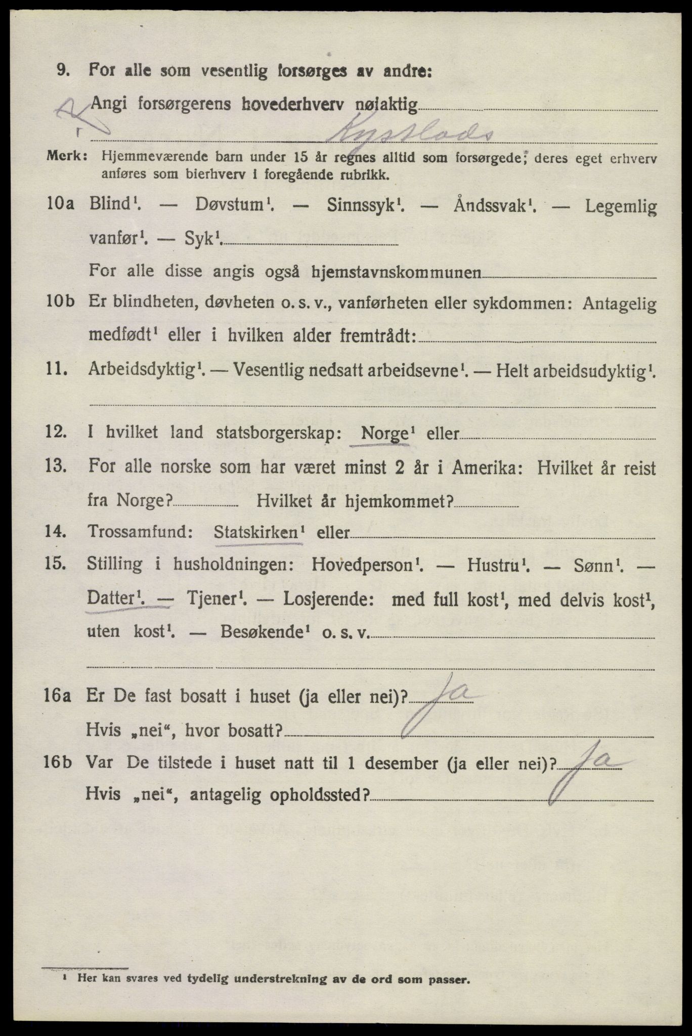 SAKO, 1920 census for Brunlanes, 1920, p. 9760