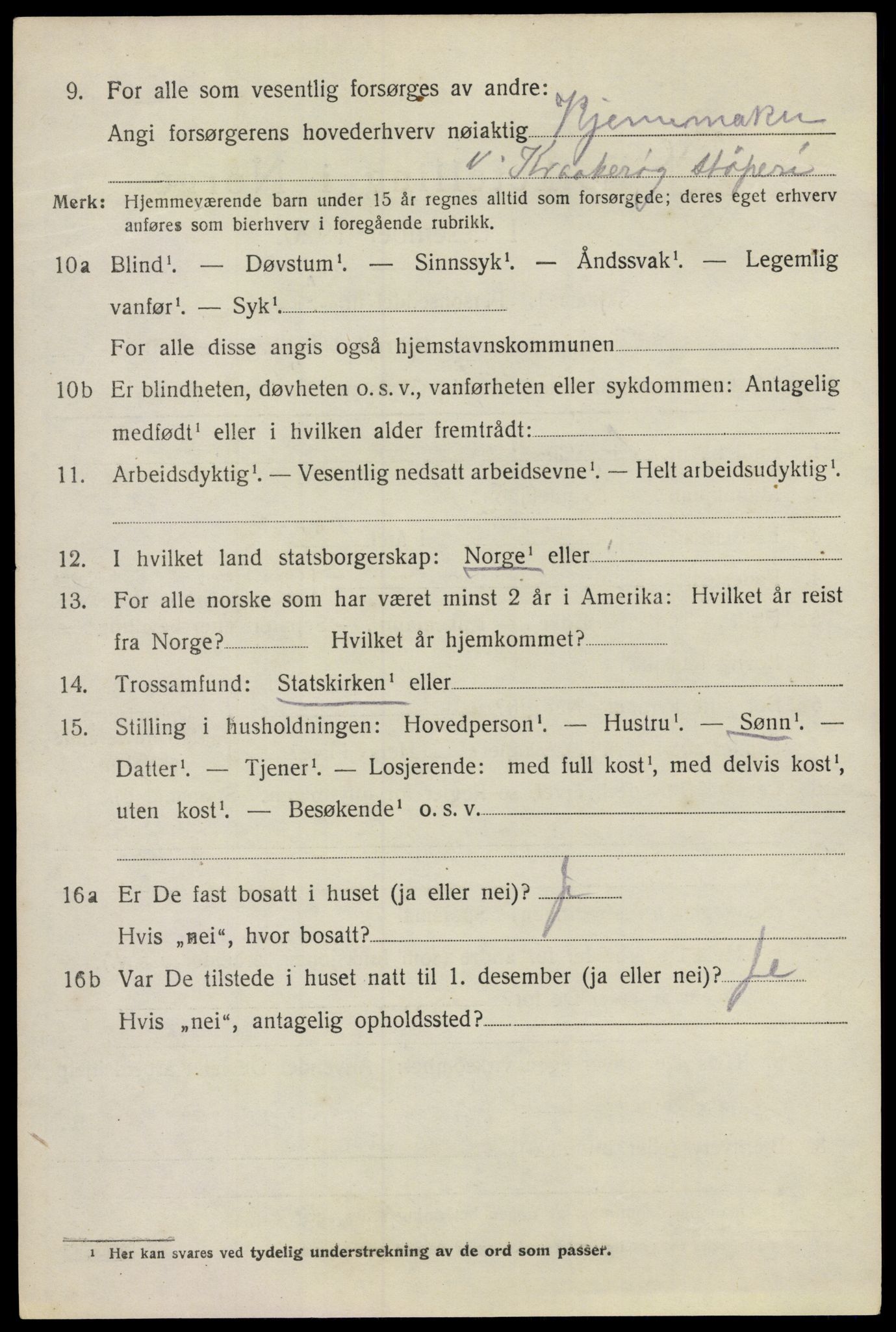 SAO, 1920 census for Kråkerøy, 1920, p. 4331