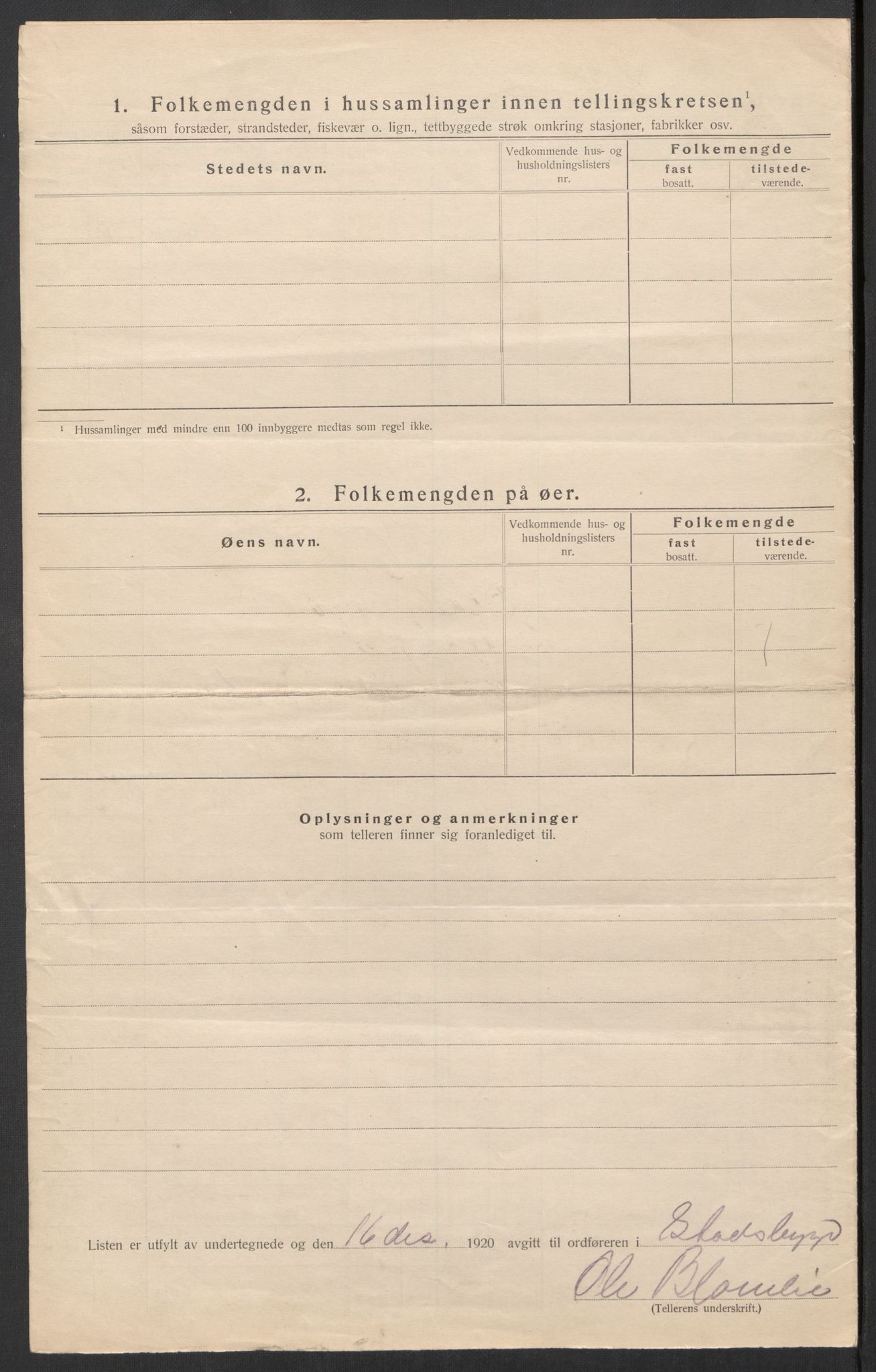 SAT, 1920 census for Stadsbygd, 1920, p. 26