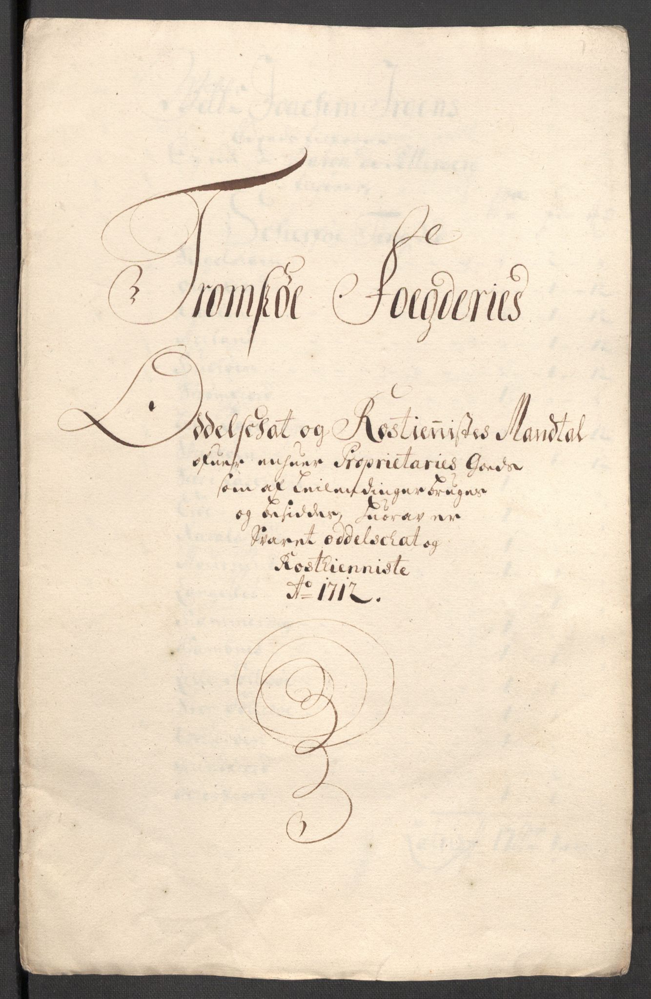 Rentekammeret inntil 1814, Reviderte regnskaper, Fogderegnskap, AV/RA-EA-4092/R68/L4758: Fogderegnskap Senja og Troms, 1711-1712, p. 334