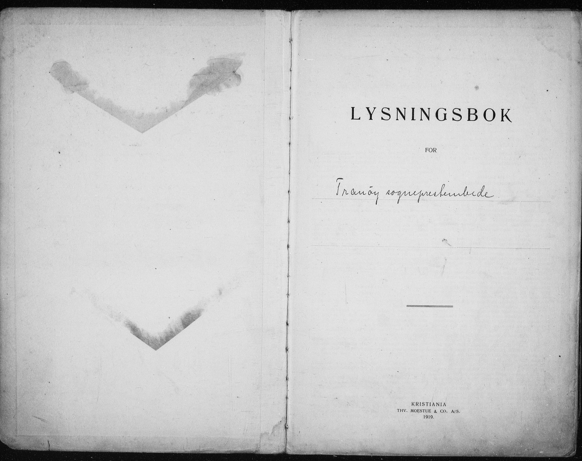 Tranøy sokneprestkontor, AV/SATØ-S-1313/J/Jc/L0053: Banns register no. 53, 1919-1940