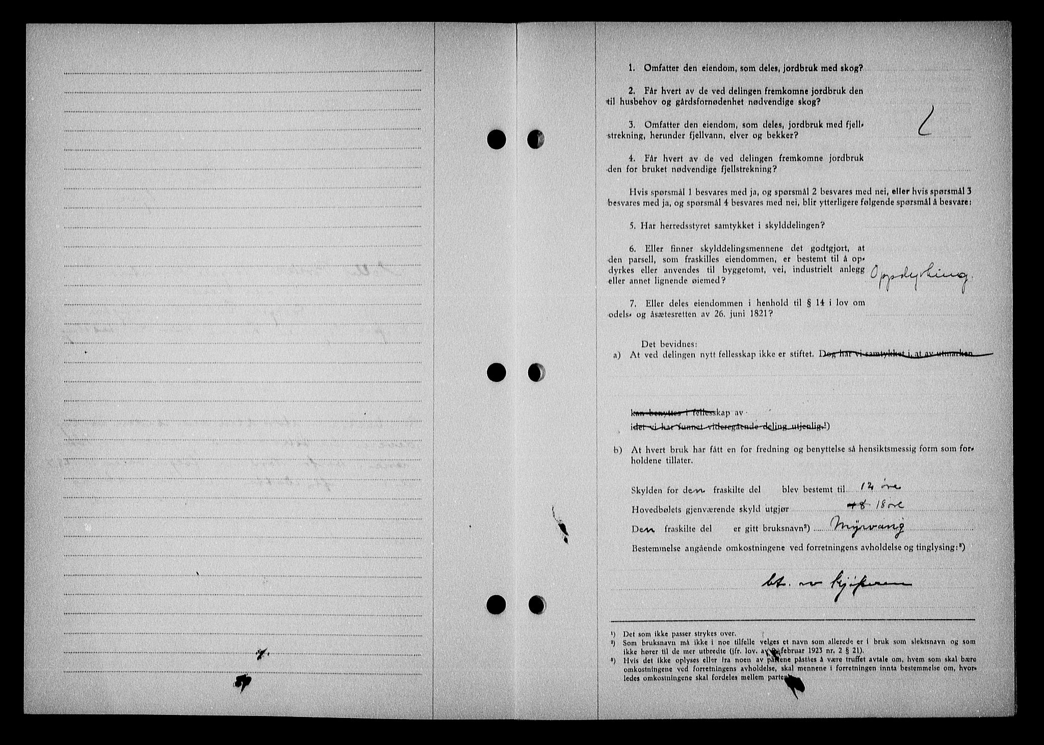 Nedenes sorenskriveri, SAK/1221-0006/G/Gb/Gba/L0050: Mortgage book no. A-IV, 1942-1943, Diary no: : 452/1943
