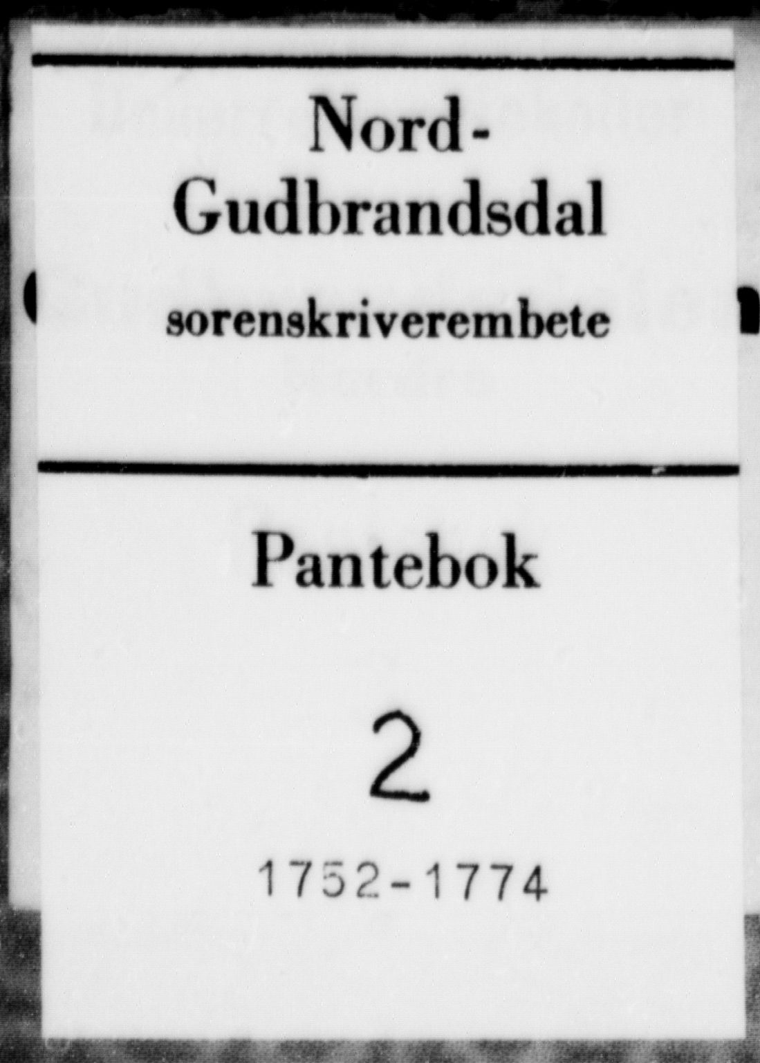 Nord-Gudbrandsdal tingrett, SAH/TING-002/H/Hb/Hba/L0002: Mortgage book no. 2, 1752-1774