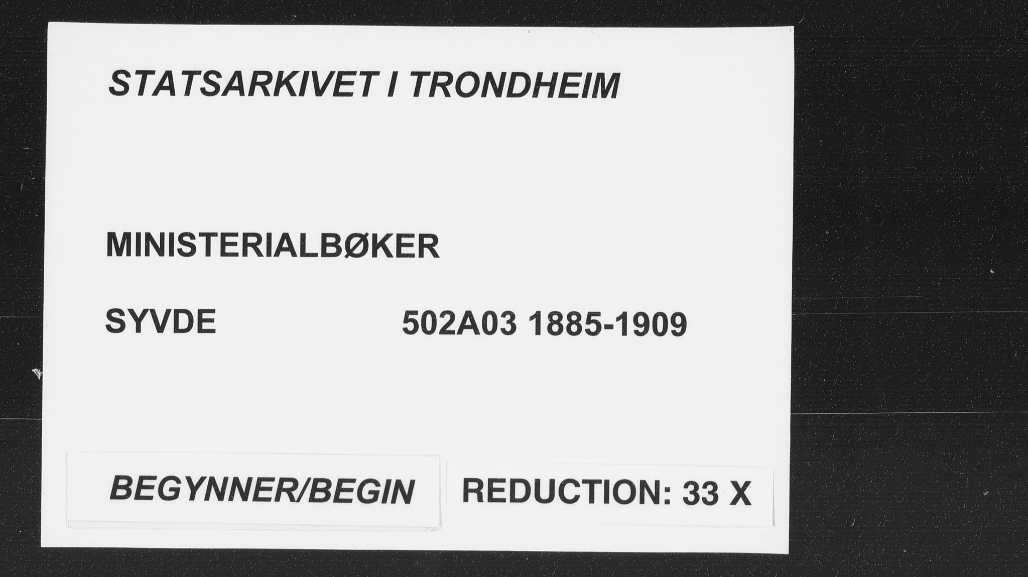 Ministerialprotokoller, klokkerbøker og fødselsregistre - Møre og Romsdal, SAT/A-1454/502/L0025: Parish register (official) no. 502A03, 1885-1909